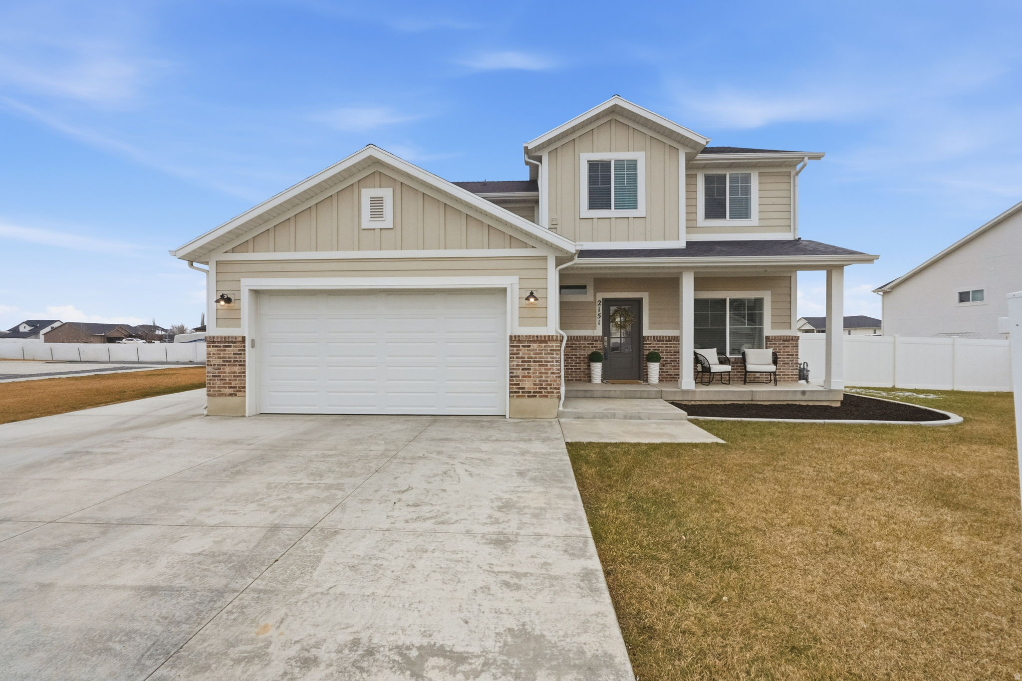 10,000 PRICE REDUCTION! The only thing that can make this stunning home, built in 2022, even better is the quiet, friendly, and safe neighborhood it's located in! This stylish Ogden home blends modern design with everyday comfort, featuring an open layout with tall ceilings, luxury vinyl flooring, and large windows that fill the space with natural light. The kitchen offers quartz countertops, cabinets built to the ceiling, stainless steel appliances, and a spacious island perfect for entertaining.  Upstairs, you'll find a private primary suite with a walk-in closet, along with two additional bedrooms and a full bath. A dedicated home office provides the ideal space for work or study. Sitting on nearly a quarter-acre lot with a partly fenced yard, this move-in-ready home is located on a quiet dead-end street, offering added privacy, low traffic, and bonus RV or trailer access and storage. Extra side yard with gravel RV Parking in addition to the concrete RV slab next to the house.  Just minutes from sought-after schools, including the brand new Westfield High School's boundaries; shopping, and freeway access. Schedule your appointment today!