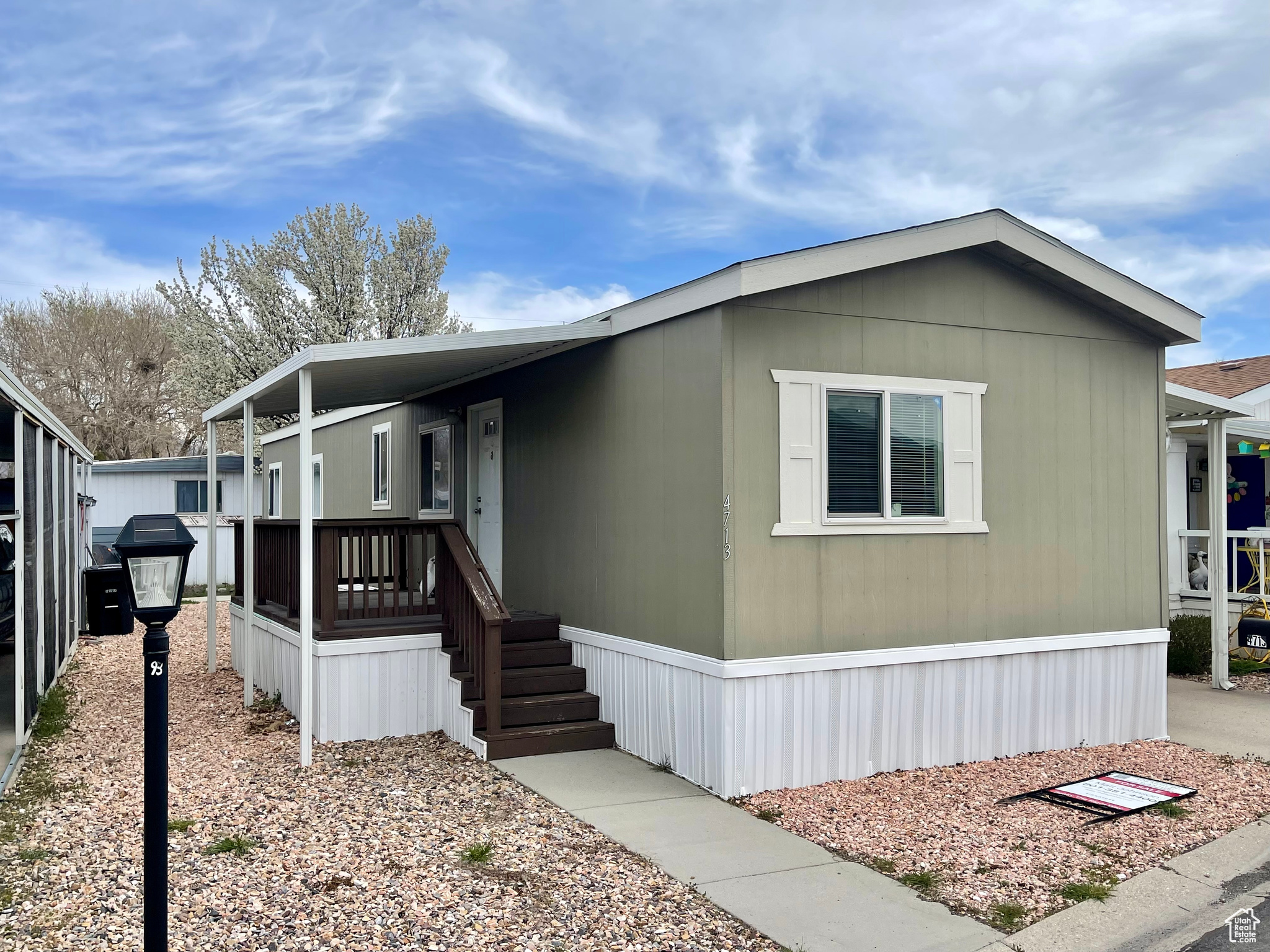 Very clean and ready to move into!!  Gas stove!!  Manufactured 2015!!  Age matters with Mobile homes.  Ready to move in.   Relax on your covered patio and enjoy your summer.   WASHER & DRYER 3-years old (included).  Great location.  Dog park just around the corner in the park.   Now with Fiber internet options.  Pool, pool tables, gym and large library/community center are at the heart of this wonderful community.  Buyer must qualify with Majestic Meadows prior to purchasing this home (park requirement).  Seller will share a home inspection from 2022.  There is a local lender who can help with a loan for purchase.  Square footage figures are provided as a courtesy estimate only and were obtained from previous listing (1825710) .  Buyer is advised to obtain an independent measurement.