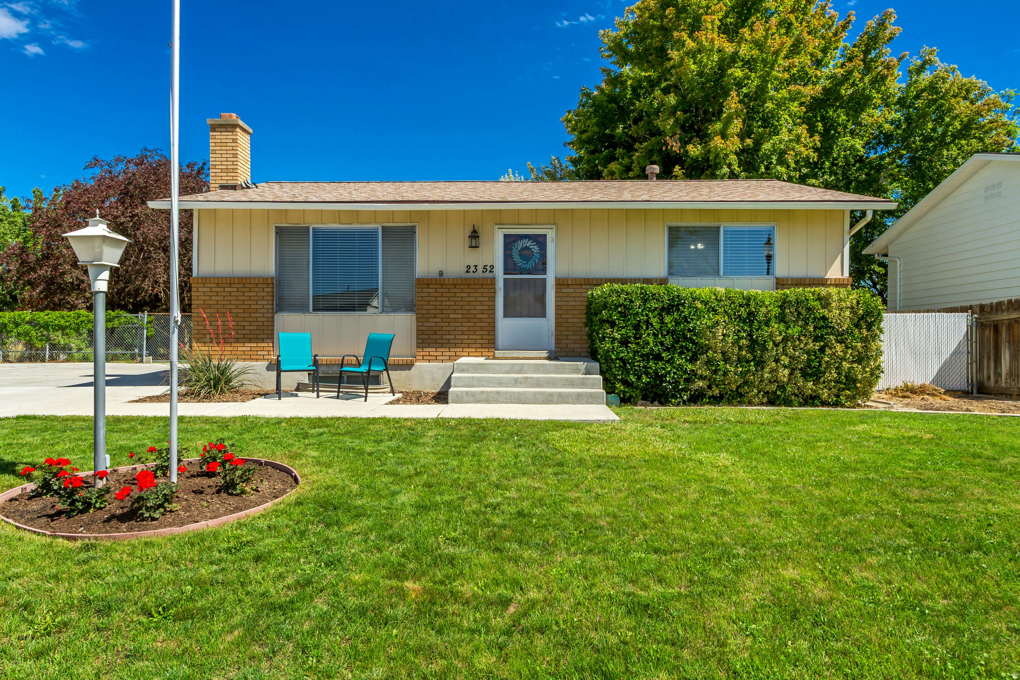 Don't miss this incredible opportunity to own in West Jordan! Situated on a spacious 0.20-acre lot, this home offers the kind of backyard space that's becoming harder and harder to find. Whether you're hosting summer barbecues, shooting hoops, watching the kids enjoy the playground, grabbing a quick drink from the outdoor drinking fountain, or simply relaxing in your private, fully fenced yard, there's room here for everyone to enjoy. Inside, you'll be pleasantly surprised by how spacious and well laid out the home feels. The beautifully updated kitchen features granite countertops and opens to a functional layout with two bedrooms and a full bathroom upstairs. Downstairs, the spacious basement provides a third bedroom, an additional full bathroom, a large storage area, and a versatile open area that's perfect for additional living space, entertaining, and movie nights, as well as a flexible bonus space that works great as a home office or gym. This home reflects pride of ownership throughout and offers the peace of mind of a newer roof already in place. The oversized driveway provides plenty of parking, while the detached shop, complete with electricity, offers valuable storage space for tools, toys, and outdoor equipment. Combining a generous yard, great outdoor amenities, and an attractive price point, this lovely home is a rare opportunity to enjoy more space and more value in West Jordan.