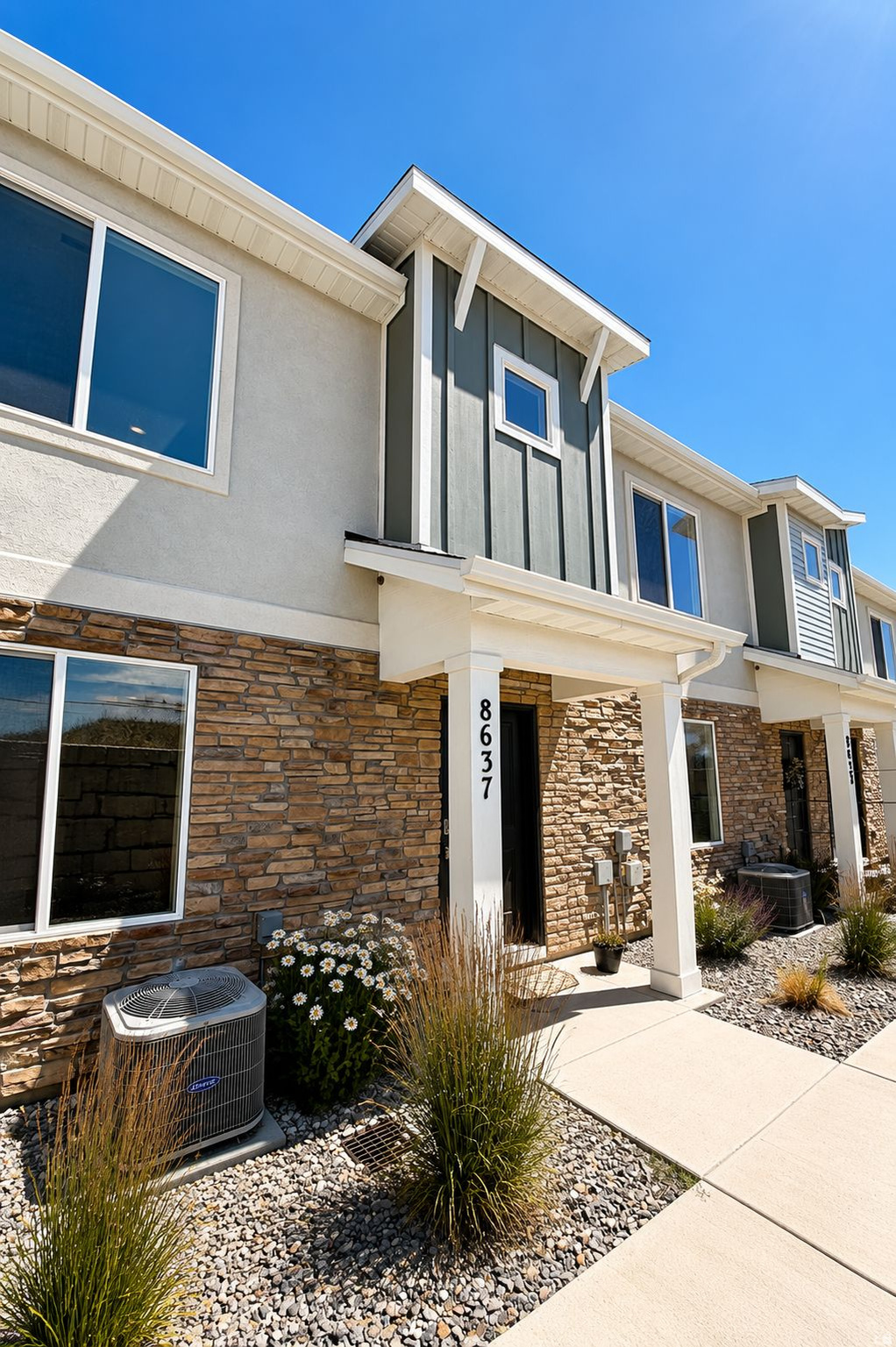 Don't miss this incredible opportunity to own a pristine, like-new townhouse in the highly sought-after Little Valley Gateway master-planned community. Featuring the popular Dalton plan, this home offers a perfectly designed three-bedroom, two-bathroom layout spanning 1,399 total square feet. The main level boasts a wide-open great room that seamlessly connects the kitchen and dining areas, complete with premium laminate flooring, elegant quartz countertops, and a gas range. Designed for modern living and peace of mind, the property comes fully equipped with a comprehensive Smart Home package and an active radon mitigation system. High-efficiency forced-air heating and central air conditioning keep utility costs optimized year-round, while the exterior features low-maintenance stucco and an attached two-car garage with an automatic opener. Residents can enjoy full access to fantastic neighborhood amenities, including a community clubhouse, a swimming pool, and neighborhood playgrounds and parks. The home is vacant and easy to show, making it a perfect turnkey option for your buyers. All information, including square footage, taxes, and school boundaries, should be verified independently by the buyer.