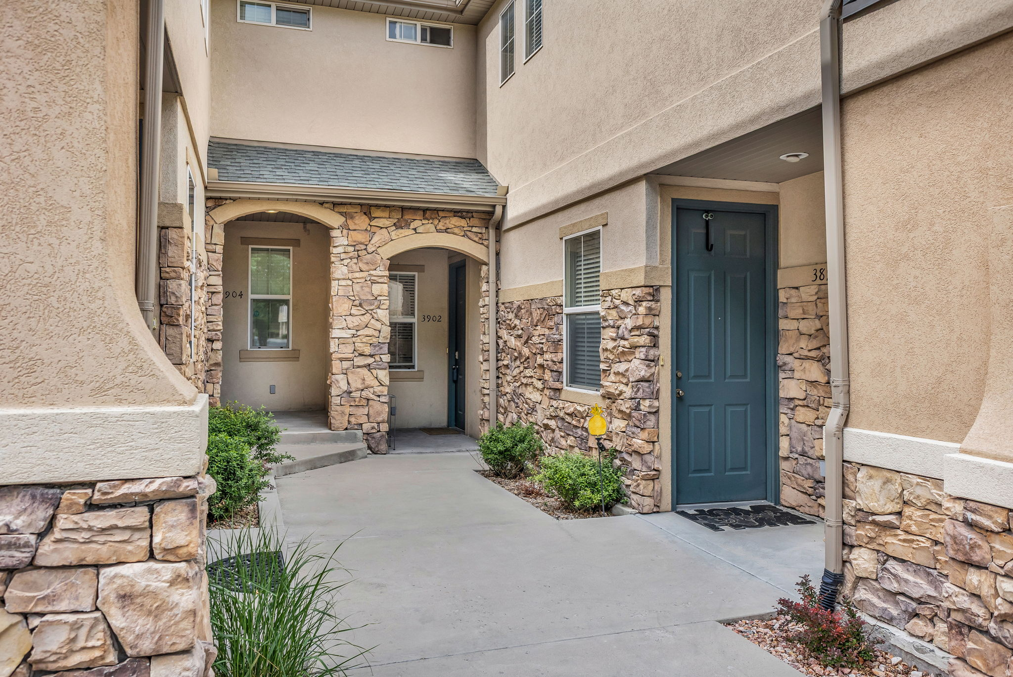 This  townhouse combines comfort, convenience, and style. Master bedroom w/ en suite bathroom and a walk-in closet. Enjoy one of the large  backyards available for a townhouse, offering both serenity and space, perfect unwinding in peace. This home is ideally located near the clubhouse, swimming pool, gym, hot tub and playground, giving you resort-style amenities just steps from your door. The neighborhood is safe, quiet, and exceptionally clean, while still being close to shopping, dining, and entertainment. Easy access to Bangerter Highway ensures a smooth commute and connectivity. Units in this community does not come available very often.Open with large open layout Walk in closet Walking distance to see a movie at jordan landing is 5 minutes  Great hoa clubhouse/ 4000sq feet of inside fun  Indoor sitz bath - hot tub area safe for kids oct-april 2 out door pools last year late April thru middle of October  Game room with a pool table, foose ball ping pong, a full kitchen and living room area to watch comcast tv- games and movies Bathrooms have 3 showers for each men and women  Playground for kids Grass play area and extra parking for guests