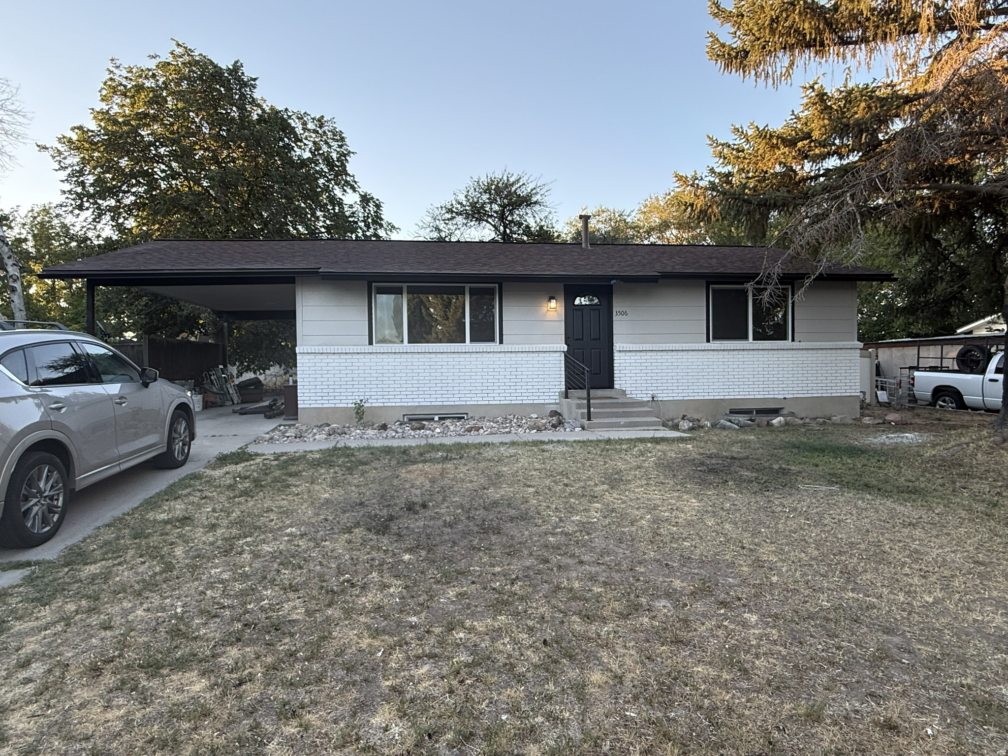 This West Jordan rambler has had some remodeling done on the main floor and with very little effort and elbow grease you can finish it up to you likeing. Finish the basement for even more enjoyment and equity.  Imagine all that you can do with the large, flat back yard.