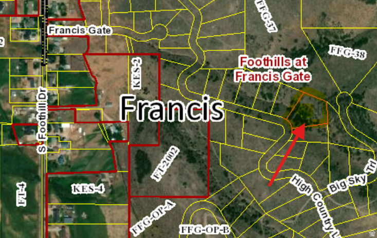 FOOTHILLS AT FRANCIS - Land