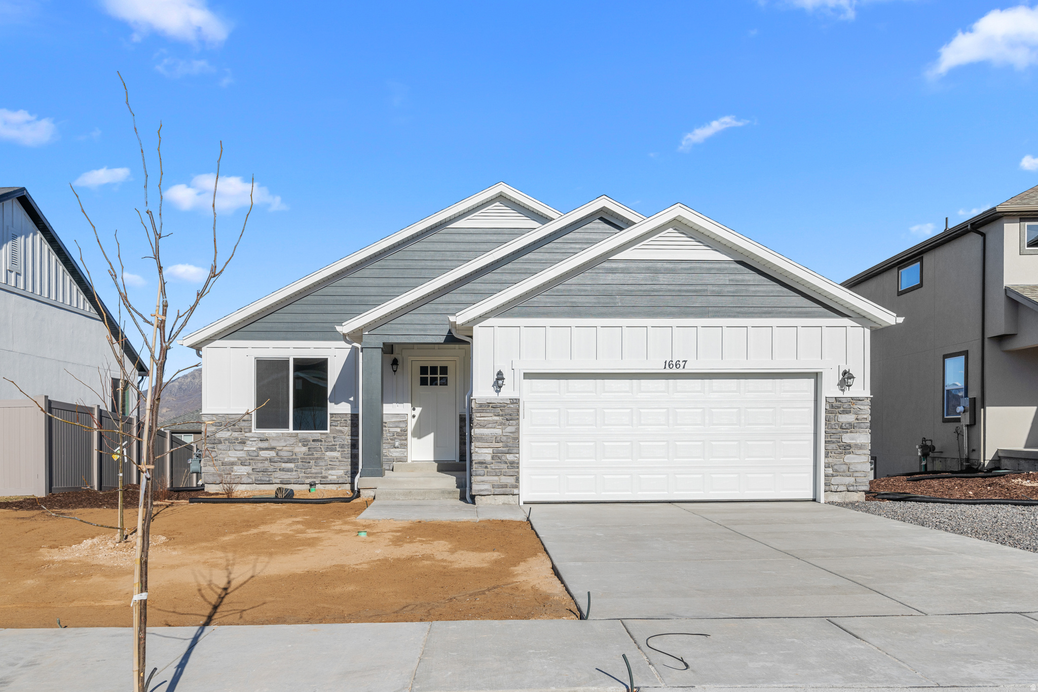 The "Concord" Sample. An incredible floor plan in a beautiful neighborhood with stunning mountain views in The Hills community. We can complete this home in approximately 6 months and build this model on most available lots in the community. $10K in closing costs available with the builder's preferred lender. Rates, home, and lot details are subject to change. Call or text today for more information on this home or any of the 30+ floor plans we can build in this one-of-a-kind Santaquin community.