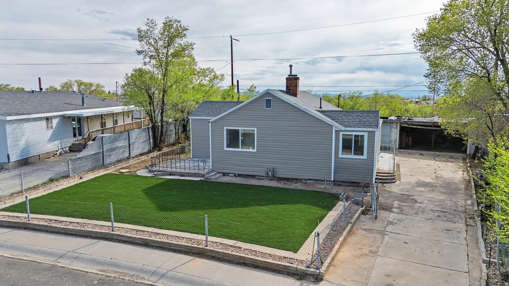Completely Renovated 3-Bedroom on Nearly Half Acre. Move-In Ready! Features new siding, windows, electrical, plumbing, drywall, and flooring. Updated kitchen with fresh cabinets and appliances. Newly installed turf in the yard for low maintenance care.