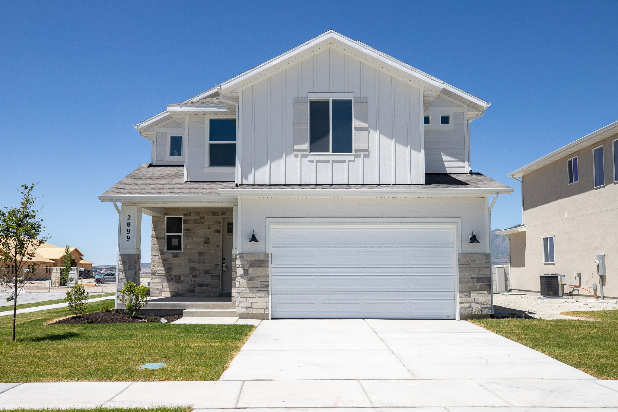 AMAZING $20,000 INCENTIVE TOWARDS CLOSING COSTS, RATE BUYDOWN, OR PRICE REDUCTION REGARDLESS OF LENDER! Must-see Parkway Fields Community in Eagle Mountain! Move-in ready! This beautiful home is built by Flagship Homes and features a popout dining area, 4 bedrooms, 2.5 bathrooms, quartz slab countertops, painted cabinets, laminate flooring on the main level, a large loft on the 2nd floor, front and side yard landscaping and 2 car garage. The primary bedroom has a vaulted ceiling, large walk-in closet, and dual sinks with a separate tub/shower. With an unfinished basement, this home provides space for storage and room to grow. (If preferred, basement can be finished for an additional charge.) The home is on a corner lot with decorative concrete walls on two sides of the lot. The backyard can also be finished for an additional charge. 1GB fiber optic internet included in the HOA dues. Call for more information or stop by our model home at 3859 N. Thomas St., Eagle Mountain for a tour. Model home hours: Monday-Saturday 11 AM - 6 PM. Buyers to verify all information. Square footage is from house plans