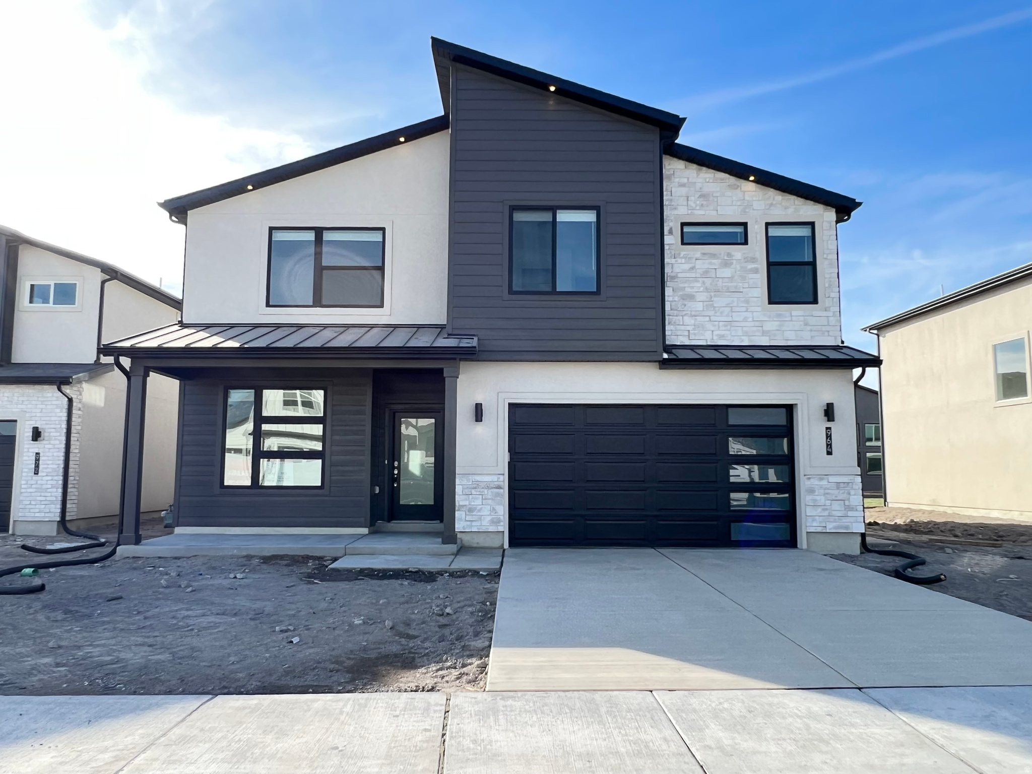 NEW Lakeview Fields community in North Provo! This community has gorgeous mountain views! Our SEASIDE floorpan is a must see! Choose exterior style Modern or Farmhouse & choose your own exterior colors. Close access to I-15! 9' main floor ceilings; large windows throughout-lots of light! Large great room & kitchen; Large pantry; Flex room off entry; Large 2 car garage included-optional 3 car garage! stainless steel appliances; large bedrooms! Buyer gets to choose all interior & exterior colors! Many great included features--granite throughout, tile in baths & laundry, wood laminate flooring in kitchen/dining/mudroom, loft or optional 5th bedroom on second floor; Super energy efficient (95% furnace, tankless water heater, low e windows, 2x6 exterior walls, upgraded insulation). Includes zoned furnace system. **Photos of previous model home. 6 beautiful floorpans to choose from in this great community! ***Builder is giving a 3% flexible incentive to use towards a rate buy down or towards free design center upgrades! PLEASE ENTER THIS ADDRESS TO FIND US: 710 W. 2000 S. Orem