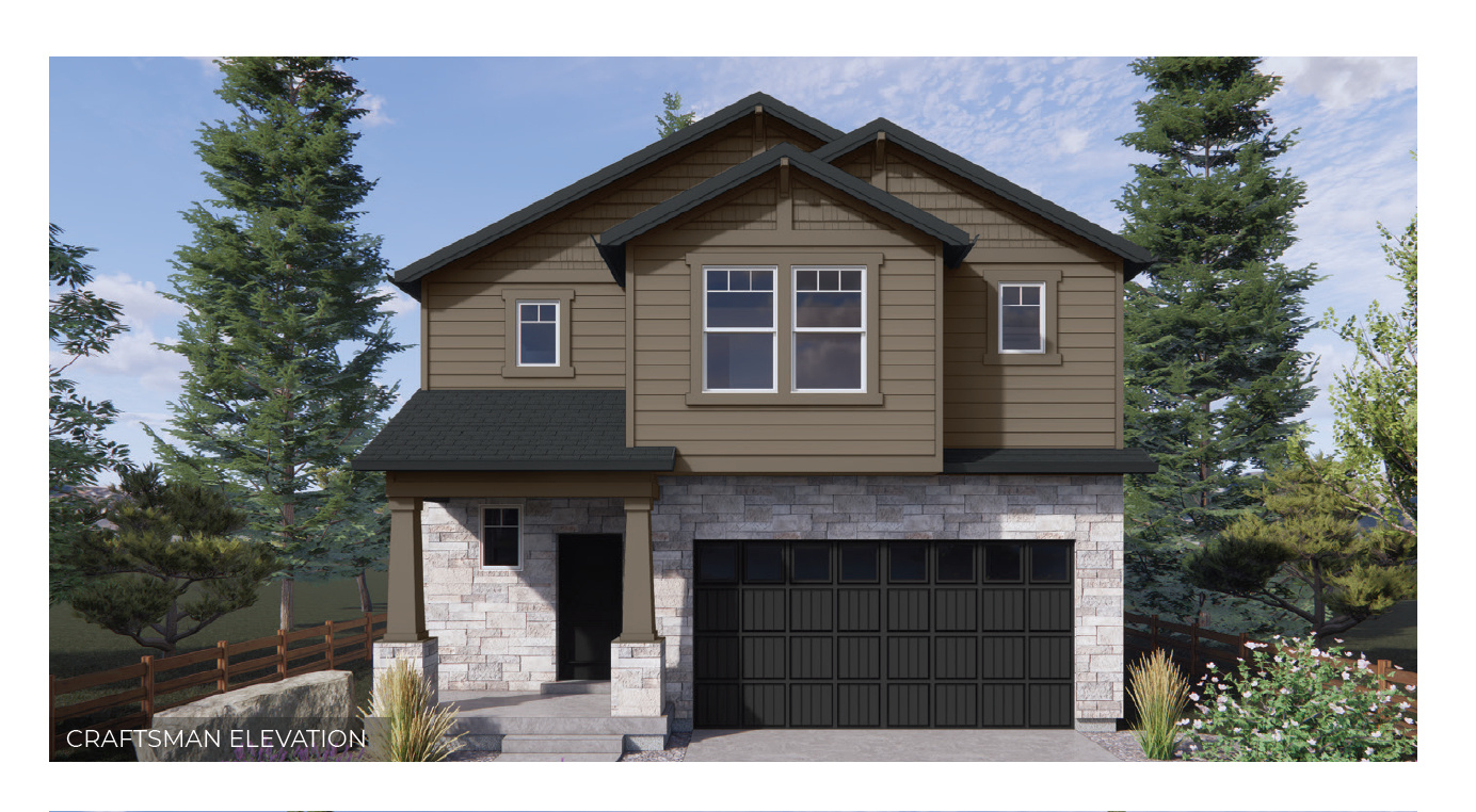 The Dogwood is a two-story home that offers 3 bedrooms, 2.5 bathrooms, and a 2-car garage with a functional and open main floor layout. Interior features include quartz countertops, laminate flooring, modern cabinetry, a walk-in pantry, and a convenient mud room off the garage. Upstairs includes laundry room, full bath, and a large primary suite with walk-in closet and private bath. The home also includes an unfinished basement. Home comes with a Smart Home Package, radon system, and builder warranty. Actual home may differ in color/material/options. Pictures are of finished homes of the same floor plan and may contain options/upgrades/ decorations/ furnishings not available at the advertised price. No representation or warranties are made regarding school districts and assignments; conduct your own investigation regarding current/future school boundaries. Buyer to verify all information.
