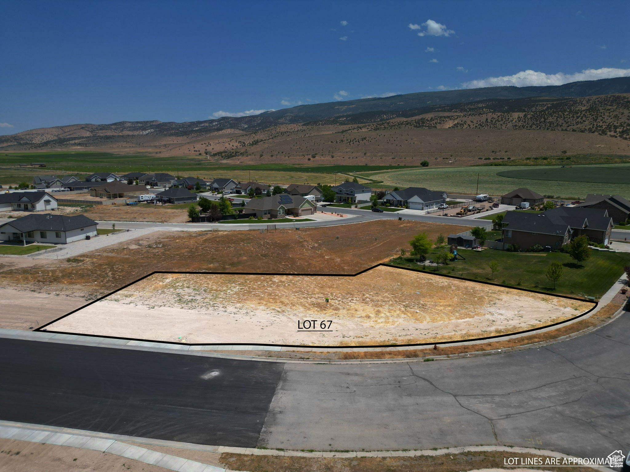 " DEVELOPER/ SELLER FINANCING PACKAGE!!!"  LOTS ARE SELLING FAST! PRICE INCLUDES 1/4 SHARE OF MAYFIELD IRRIGATION WATER STOCK VALUED AT $6,000  Mayfield Estates is a beautiful, peaceful community of loving people that take pride in their development. People that live in the Estates say this development offers the best life ever! Wide roads with miles of sidewalks, stunning sunrises and sunsets plus a soon to be park. Bring your own contractor, build your dream home, no set time to begin construction, CC&Rs protect your investment, no HOAS! Jump on the ATV from home and head straight to the mountains 5 minutes away to fish, camp, boat, snowmobile, hike, bike, hunt, or head ten minutes Northeast to golf and swim at Palisades State Park. Living in Mayfield Estates is where you move not just to build a home--it is where you move to build to live for a life time! ASSOCIATE BROKER AND LISTING AGENT CHARLOTTE L. CHRISTIANSEN IS A OWNER IN MAYFIELD ESTATES LLC.