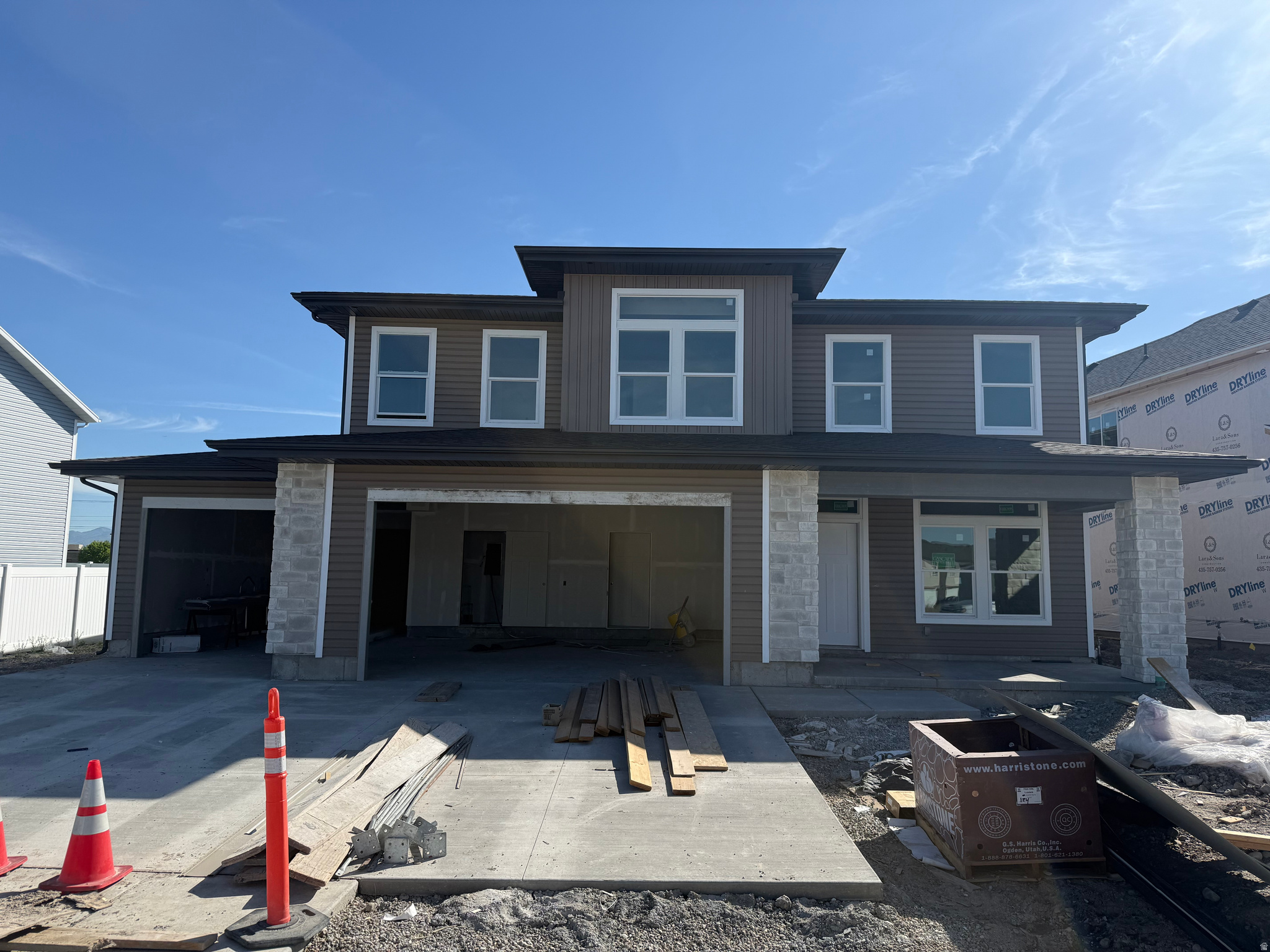 This brand-new modern home is set to be completed by June 15th. Welcome to the "Modern Aspyn!" The first floor features an office with glass double doors, LVP throughout, a custom fireplace in the living room, and a beautiful kitchen with a hidden butler's pantry! There is plenty of storage and countertop space. Upstairs, there are 4 large bedrooms, 2 bathrooms, and a laundry room. The primary bedroom is expansive with nearly 750 SQFT of dedicated space. Enjoy the double-sided walkthrough closet, separate vanities, corner tub, walk in shower, and toilet room. You will never run out of space! This is an amazing home at a fantastic price. Come check it out!