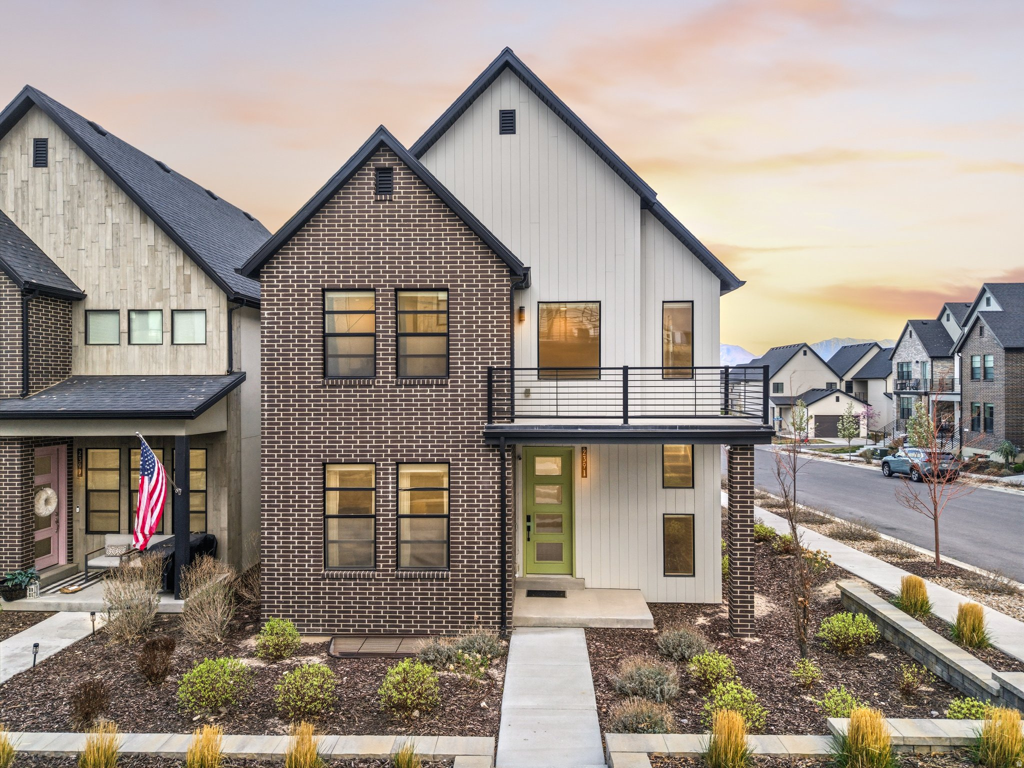 Located just steps from the community pool, playground, and clubhouse, this 3-bedroom, 4-bathroom Bergen Grand model by Ivory Homes offers over 3,000 sq ft of living space, including a fully finished basement-the largest layout in the Scandia Cottages at Holbrook Farms. The basement includes a full bathroom, oversized walk-in closet, and flexible space ideal for a rec room, guest suite, home office, or potential fourth bedroom. Set on a premium corner lot, the home features a private courtyard-style entrance and quick access to community amenities. Inside, enjoy a bright, open layout with quartz countertops, upgraded cabinetry, and abundant natural light. The primary suite features vaulted ceilings and a private covered deck, while a secondary bedroom includes its own deck. Every bedroom offers a walk-in closet for excellent storage. This home is truly turnkey-all appliances and furniture included-plus a smart home package with cameras, electric window shades, radon mitigation system, and a 220V EV charging outlet in the garage. Conveniently located near I-15, new Primary Children's Hospital, Redwood Road, and 2100 North with easy access to shopping, dining, and more.
