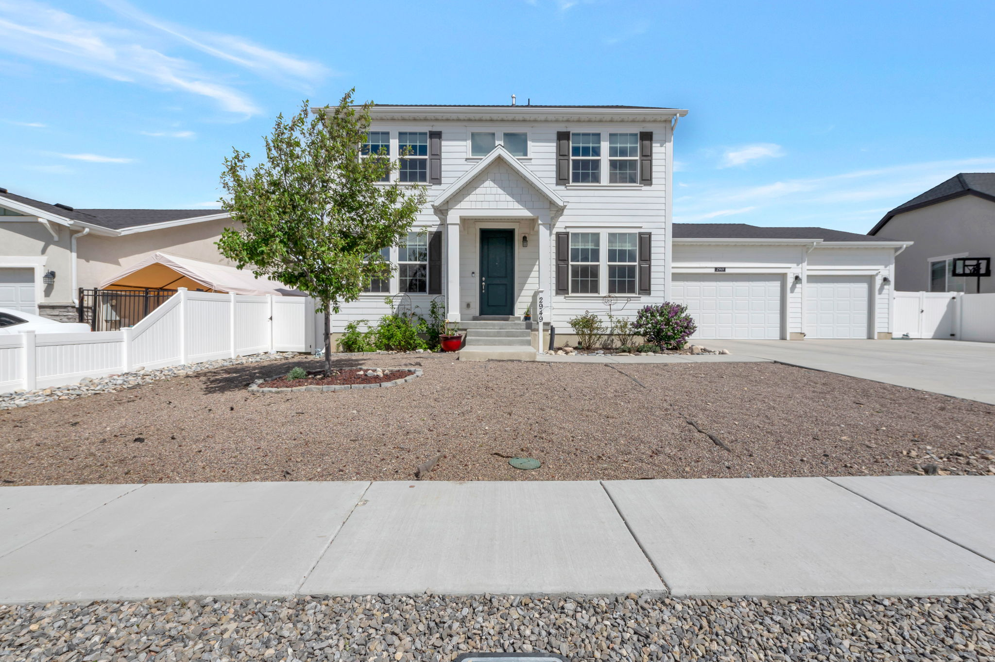 Minutes from the airport in one of the best neighborhoods in the City sits this stunning two story. Completely finished home with second kitchen in the basement that could be used for a family rental or mother in law suite. Over sized RV Pad with 35 ft of finished concrete. Four bedrooms upstairs. Large primary suite with views. Front yard is Xeriscaped. Maintained well and finished to the nines. Has the potential for dual home offices.