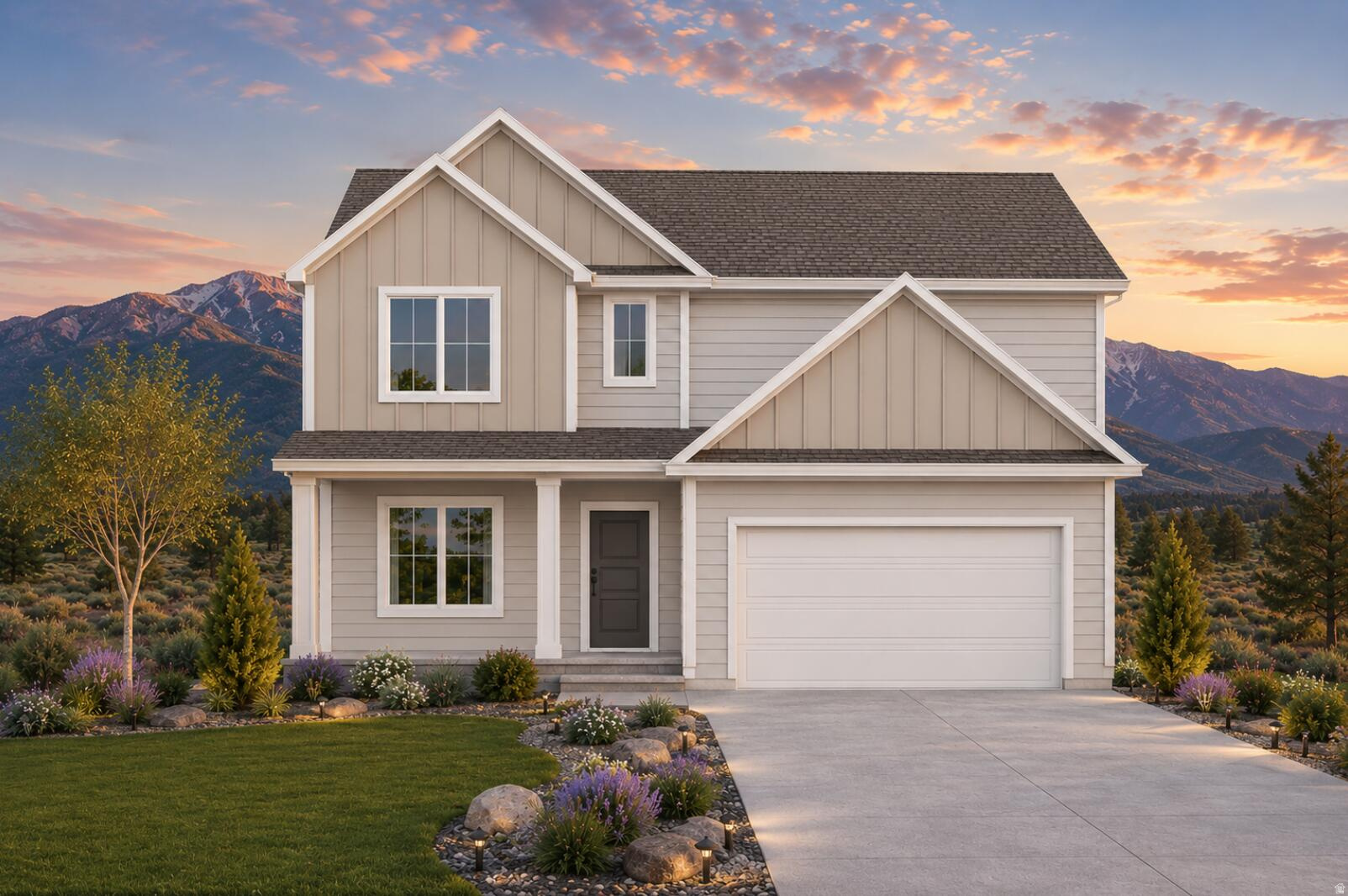 PRE-SALE - Experience the perfect blend of country living and modern convenience with The Rivera on a spacious 1.03-acre homesite showcasing beautiful mountain views. Enjoy the freedom of animal rights, no HOA, & room to create the homestead lifestyle you've always envisioned. This thoughtfully designed floor plan features 6 bedrooms, 3.5 bathrooms, a spacious den, and a walk-up basement ADU with a private entrance. The ADU offers a full kitchen, dining area, living room, bedroom, bathroom, laundry closet, and a separate thermostat, with the option to utilize the adjacent basement bedroom to create a 2-bedroom ADU-ideal for multigenerational living, extended guests, or rental income potential. City utilities and internet complement this peaceful setting, located just minutes from parks, schools, Cedar City, and I-15, making weekend escapes to Utah's parks such as Zion National Park, BrianHead, Bryce Canyon, Panguitch Lake, Sand Hollow, & Cedar Breaks, effortless.