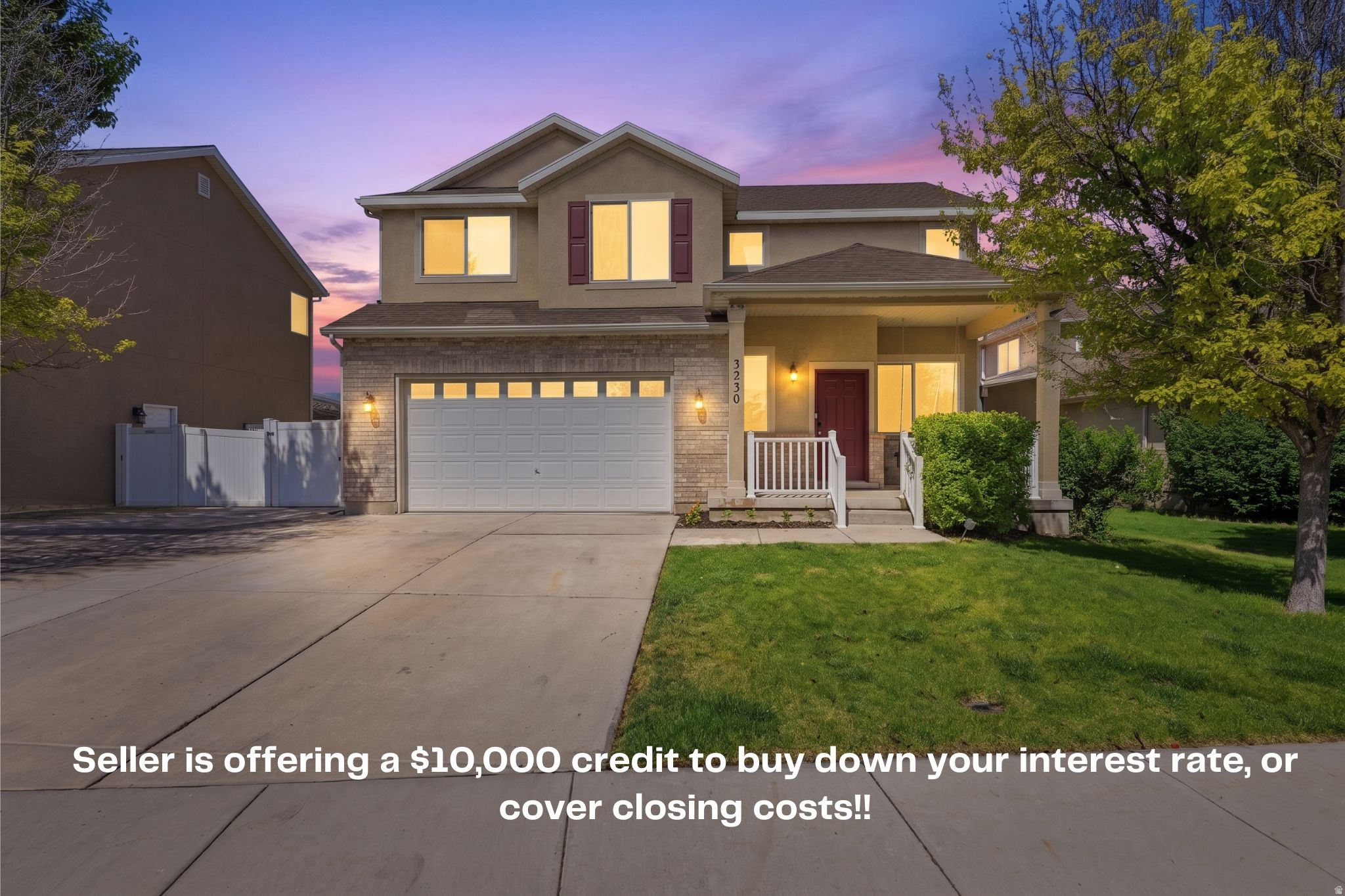 HUGE PRICE REDUCTION!!!  Motivated Seller. Looking for the perfect family home in one of West Valley City's most desirable and convenient neighborhoods? This stunning property is everything you have been waiting for. Situated in the sought-after Villages at Stonegate, you are mere minutes away from premier shopping centers, top-rated schools, and major highways for an effortless commute. For outdoor enthusiasts, scenic biking trails, Centennial Park, and the Stonebridge Golf Club are all a stone's throw away.   The open and inviting floor plan features soaring high ceilings and expansive windows that flood the main living spaces with natural light. With 5 spacious bedrooms and 3.5 bathrooms, this layout offers incredible flexibility and ample room to grow.  It is perfect for a large family, dedicated home offices, or comfortable guest quarters. The seamless flow of the main level allows everyone to relax or gather with ease. Step outside into your private outdoor oasis: a fully fenced backyard, beautifully landscaped with mature trees, designed for summer barbecues and secure playtime. The covered patio acts as a natural, shaded extension of the home's living space, making indoor-outdoor living truly effortless.