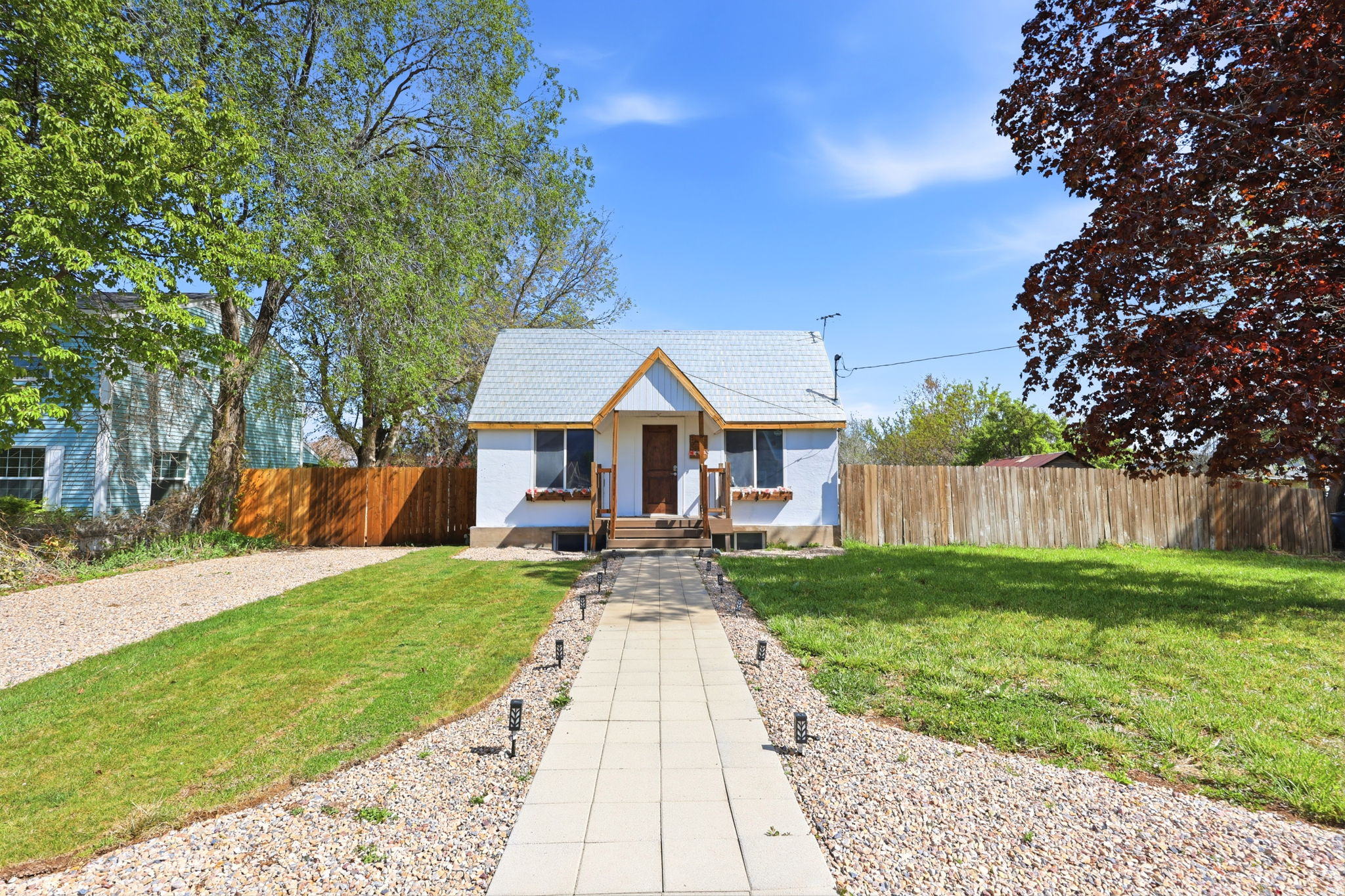This house had been completely remodeled! New flooring, carpet, kitchen cabinets, deck, gazebo and more! Half acre fully fenced property, chicken coop and pool included.