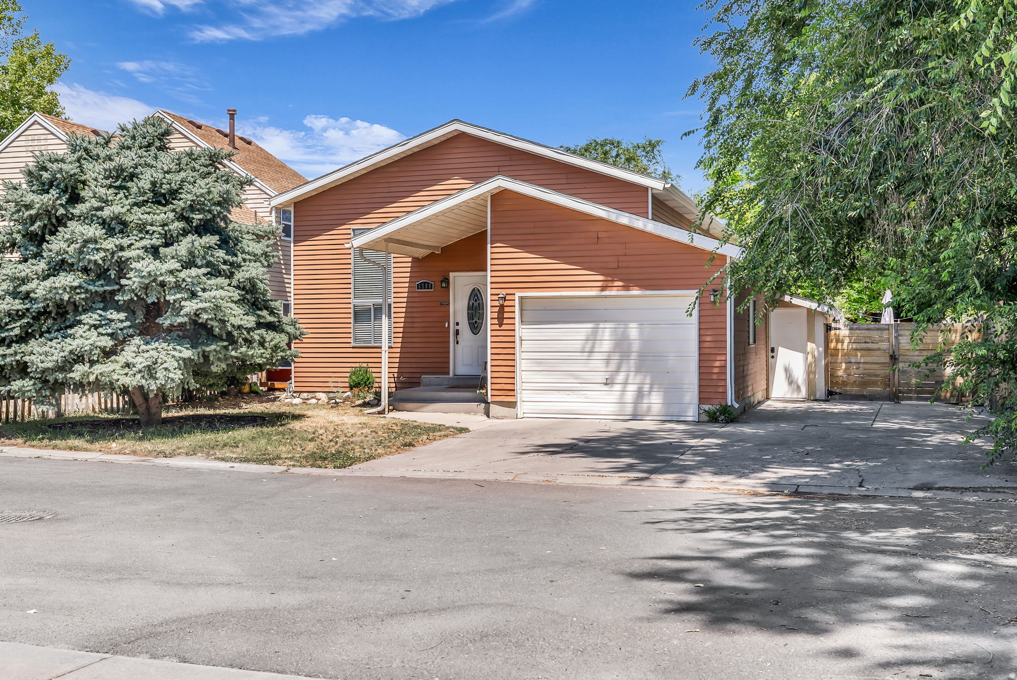 Welcome to this nicely updated 4-bedroom, 2-bathroom home tucked away on a quiet dead-end street. Offering the perfect combination of comfort, privacy, and investment potential, this move-in-ready property is ideal for homeowners and savvy buyers alike. Inside, you'll find a thoughtfully updated interior featuring modern finishes, spacious living areas, and a functional layout designed for everyday living. The home includes four generously sized bedrooms and two updated bathrooms, providing plenty of space for everyone. A one-car garage offers convenient parking and additional storage. There is plenty of uncovered parking as well.  One of the standout features of this property is the rentable basement, providing an excellent opportunity for supplemental rental income, multi-generational living, or a private guest suite. Whether you're looking to offset your mortgage or expand your investment portfolio, this flexible space adds exceptional value. Situated on a peaceful dead-end street, you'll enjoy reduced traffic while remaining close to shopping, dining, schools, parks, and convenient freeway access. Don't miss your chance to own this darling home with income-producing potential. Schedule your private showing today!