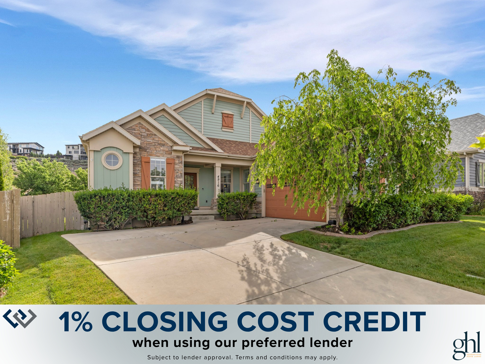 **Get a 1% credit towards closing costs when using our Preferred Lender!** Welcome home to this charming rambler nestled in the highly sought-after Traverse Mountain community in Lehi, right in the heart of Silicon Slopes. Ideally located near premier shopping, restaurants, freeway access, and many of Utah's leading tech employers, your new home offers the perfect balance of comfort, convenience, and connected living. Inside, vaulted ceilings and an open layout create a bright and welcoming setting throughout the home. The spacious kitchen flows naturally into the dining and living areas, making everyday living and entertaining feel effortless, while a cozy fireplace adds warmth and character to the heart of the home. The main level features brand-new carpet, a dedicated office, an additional bedroom and bathroom, and a spacious primary suite complete with a beautifully remodeled bathroom designed to feel like a peaceful retreat. Downstairs, the fully finished basement provides exceptional flexibility with a large family room, three additional bedrooms, and two bathrooms, including a private ensuite bedroom ideal for guests or multigenerational living. Outside, the beautifully landscaped and fully fenced backyard offers privacy and space to relax, entertain, or enjoy quiet evenings outdoors. With generous living spaces, thoughtful updates, and an unbeatable Traverse Mountain location, this home offers a lifestyle that feels both welcoming and connected.