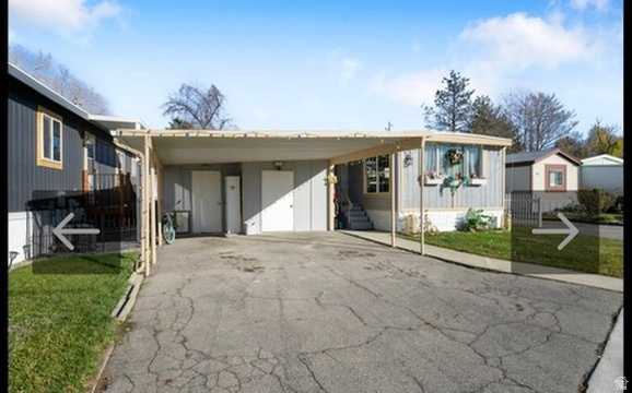 Great 55+ Community! Newly renovated home with new cabinets, countertops, lighting, flooring, bathrooms, etc. Garage converted into living space that can be used as a studio, office, or bedroom space. Beautiful gated community that includes a pool and clubhouse area. Buyer must be approved with HOA.