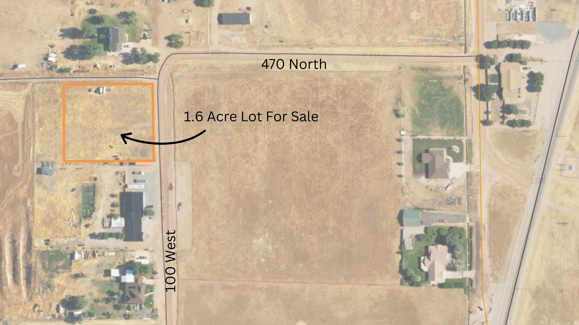1.6 acres in Kanosh Town. You are able to split this into two buildable lots or keep as current size. Animals welcome. Power, gas, culinary water available to connect to. A septic tank would be used if building a home. Beautiful mountain views to the east and amazing sunset views on the west desert. Maps & address are approximate. Small town living at it's finest!