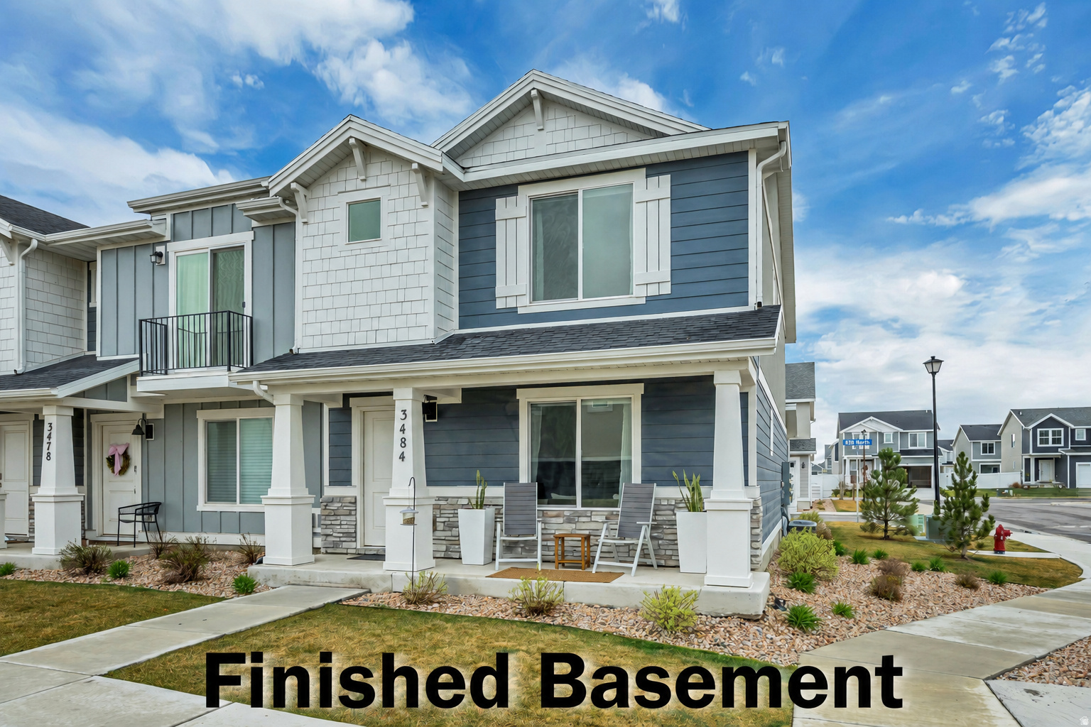 ***Finished Basement adds 460 square feet****Experience modern living in the heart of Lehi's Silicon Slopes at this stunning Cold Spring Ranch home. This thoughtfully designed floor plan features high-end upgrades, including laminate wood flooring throughout the entire main level, elegant white cabinetry, and quartz countertops in every room. ***Go with Seller's preferred lender and receive up to $3,000 towards Buyer's closing costs. Ask agent for more details*****You'll love the oversized bedrooms and generous closet space that provide comfort and functionality. Located just minutes from I-15, this vibrant master-planned community offers resort-style amenities including a clubhouse, pool, and five pickleball courts. This unit has a fully finished family room in the basement, which formerly was a crawlspace with an extra tall ceiling.
