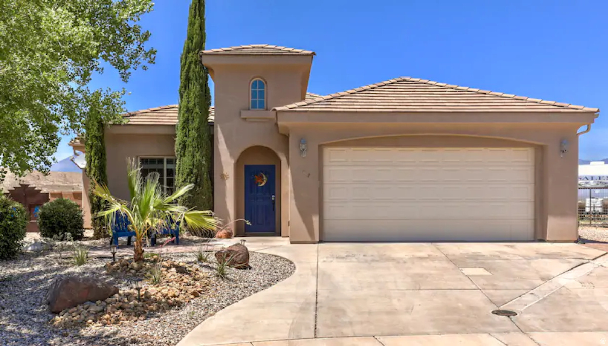 Just 20 minutes from Zion National Park, this beautifully furnished, licensed, and highly successful short-term rental delivers strong income without sacrificing an ounce of comfort - and it shows in the reviews.  Features include an open floor plan, gourmet kitchen, and spa-like primary suite. Sleeps 10! Step outside to your own private retreat - a covered patio leading to a bubbling hot tub perfectly positioned for those legendary southern Utah sunsets.  Additional highlights: solar panels with battery backup, new granite and quartz countertops throughout kitchen, baths, and laundry, a city park right across the street, and no HOA.  This turnkey, fully furnished property is dialed in and ready to go from day one. Whether you're looking for a savvy income-producing investment, a part-time getaway, or both, this one is ready to deliver.