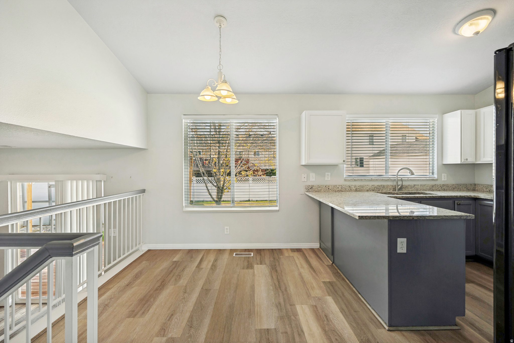 Move-in ready and beautifully updated, this inviting home features neutral colors throughout, creating a warm and welcoming atmosphere. Enjoy the fresh feel of brand-new carpet, stylish wood laminate flooring, and abundant natural light that fills every room. The kitchen and primary bathroom showcase elegant granite countertops, while the brand-new dishwasher and one-year-old water heater provide added peace of mind. Step outside to a serene backyard retreat complete with a spacious deck-perfect for entertaining guests or enjoying your morning coffee. A large storage shed offers plenty of room for tools, outdoor equipment, or recreational toys. Conveniently located near I-225 with easy access to shopping, dining, and destinations throughout the valley, this home combines comfort, functionality, and an ideal location.