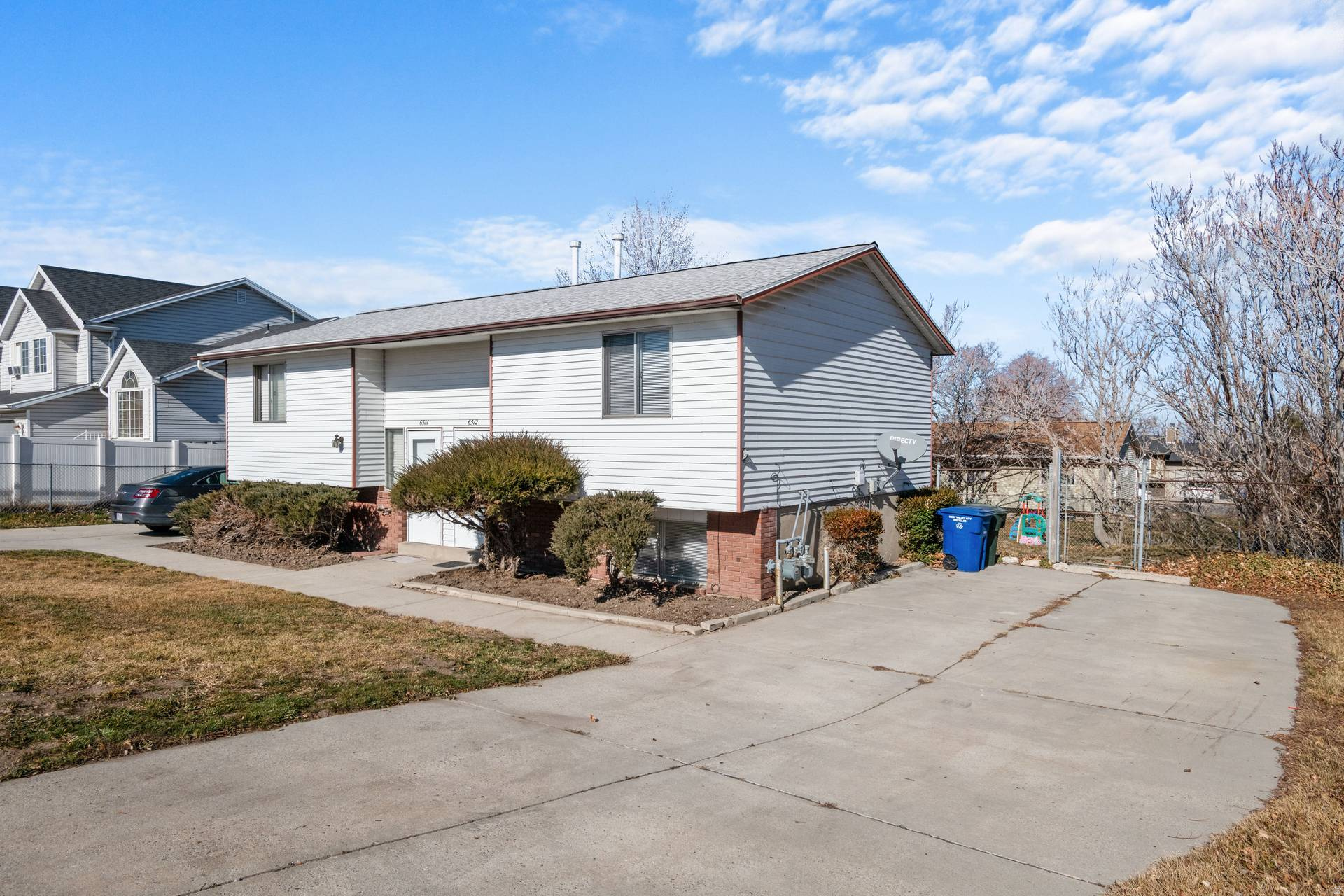 Excellent opportunity for investors or owner-occupants seeking a smart house-hack investment. This duplex allows you to live in one unit while generating immediate rental income from the other. One side has been newly remodeled and is currently vacant, featuring fresh paint, new flooring, and modern finishes - making it move-in or rent-ready. The second unit is occupied by a tenant paying $1,520 per month, providing instant cash flow and stability.  Each unit offers 2 spacious bedrooms and 1.5 bathrooms, central air, a dishwasher, and washer/dryer hookups to support strong tenant appeal. Outdoor features include a large fenced rear yard, patio space, mature trees, a storage shed, and RV parking - amenities that enhance livability and rental demand.   Whether you're expanding your portfolio or looking to offset your mortgage, this duplex combines immediate income, turnkey updates, and future value potential in one attractive property. Square footage is approximate; buyer to verify all information.