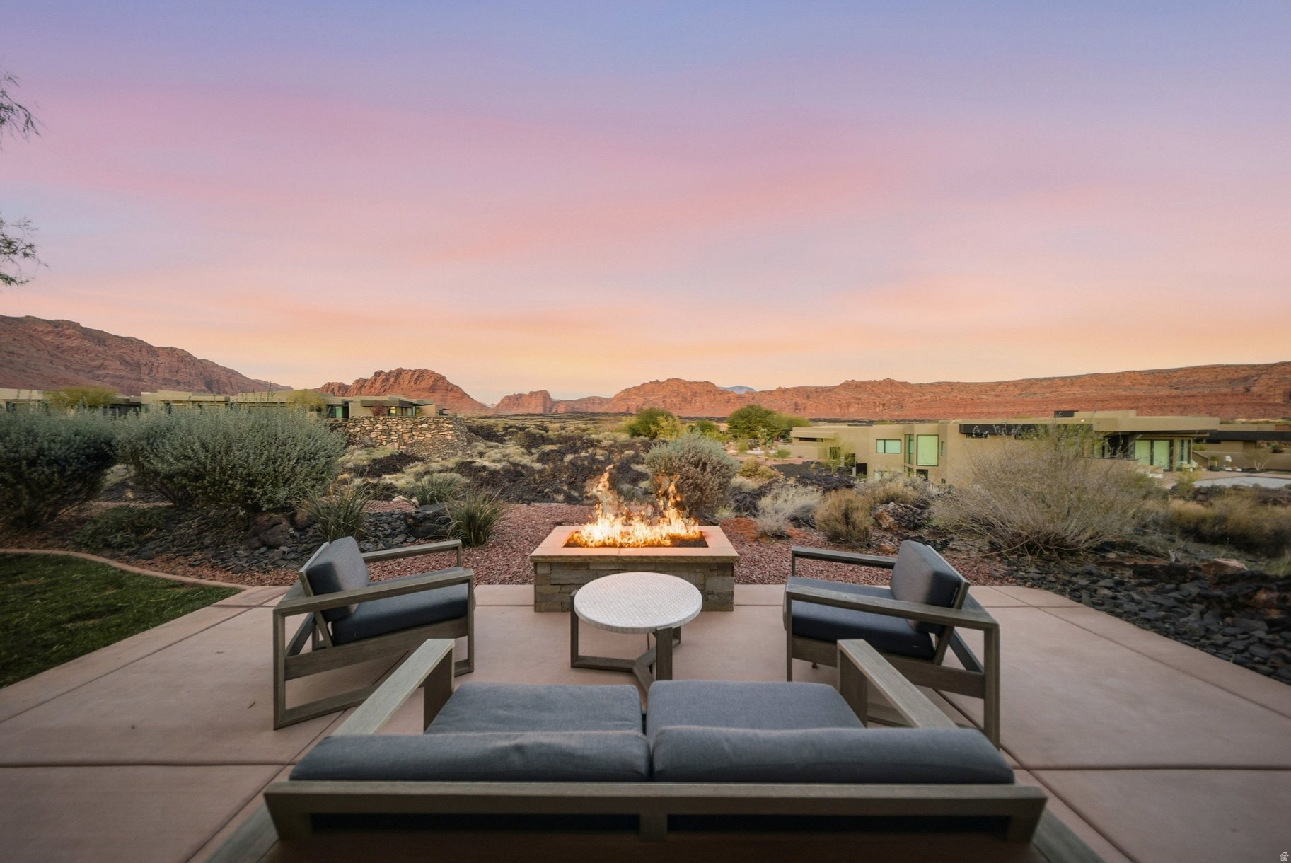 Experience the perfect blend of luxury, flexibility, and income potential in this stunning home located in the highly sought-after, gated Encanto community in Ivins. Zoned for nightly rentals, this turnkey property is ideal as a profitable vacation rental, second home, or full-time residence. Enjoy breathtaking views of Snow Canyon and refined living with spacious open-concept interiors, high-end finishes, and modern amenities designed for both comfort and style. The thoughtfully designed layout includes a private casita lock-off, offering exceptional flexibility - rent the entire home to accommodate larger groups or use the casita independently for guests or additional rental income. The home is fully ready for immediate occupancy or rental, with the option to self-manage or choose your preferred property management company. Step outside and take in the stunning scenery or enjoy Encanto's exceptional community amenities, including an outdoor pool, fully equipped fitness center, pickleball court, and clubhouse for social gatherings or relaxation. Located directly across from the brand-new Black Desert Golf Course - home to the PGA Tour - and just minutes from Snow Canyon State Park, hiking and biking trails, and local conveniences, this property offers an unbeatable combination of location, lifestyle, and long-term value. Whether for personal enjoyment or investment, this Encanto retreat delivers a secure, low-maintenance, and highly desirable living experience in one of Southern Utah's premier destinations.