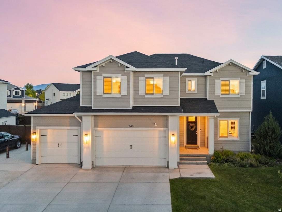 When you ask ChatGPT what the perfect Vineyard Utah home looks like, THIS is the house it generates! It has all the essentials a buyer wants in a home like an ADU basement apartment ($1,800/mo rental income history - currently vacant), backyard pickleball court, friendly neighborhood atmosphere, and community pool, spa, gym and grassy park just a few seconds down the street. The home is dialed with upgraded finishes like built-in-shelves in the home office, designer light fixtures, epoxy garage floors, plantation shutter window coverings and custom finished carpentry on walls throughout the home. The 3-car garage gives you all the room you need for your vehicles, toys and storage while the basement apartment has its dedicated parking spot right in front of the separate basement entrance. The fully fenced backyard has the perfect blend of grass, mature trees and concrete scooter area. You deserve this Vineyard home! Call/text the listing agent anytime for a private tour!