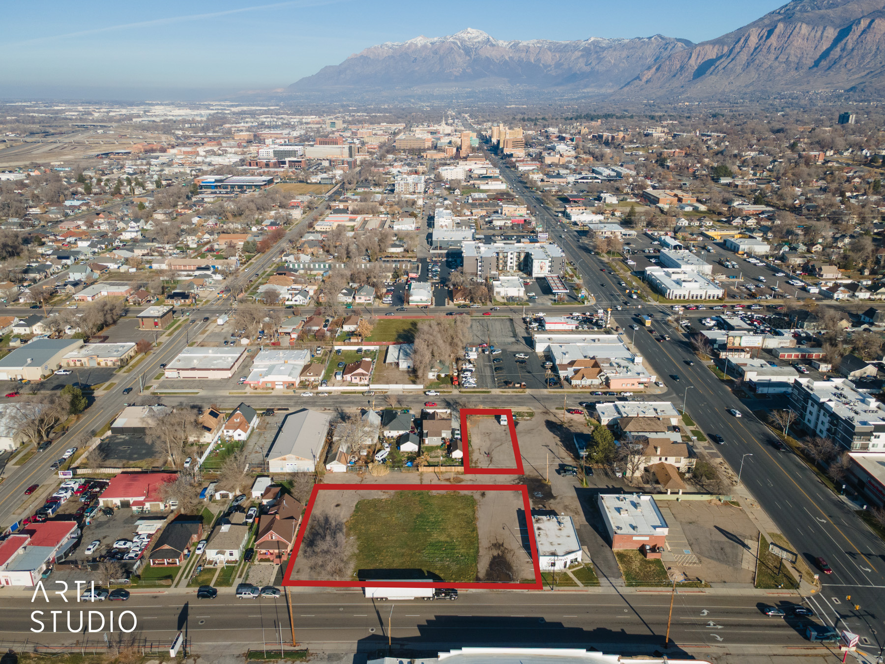 Great commercial property zoned CP-3. Three parcels 04-059-0059, 04-059-0058 and 04-059-0040 for a total .79 acres. Contact listing agent for Topo, GeoTech Report and additional information. Ogden City CP-3 permitted zoning list is attached to MLS. Buyer/Buyer's Agent to verify all.
