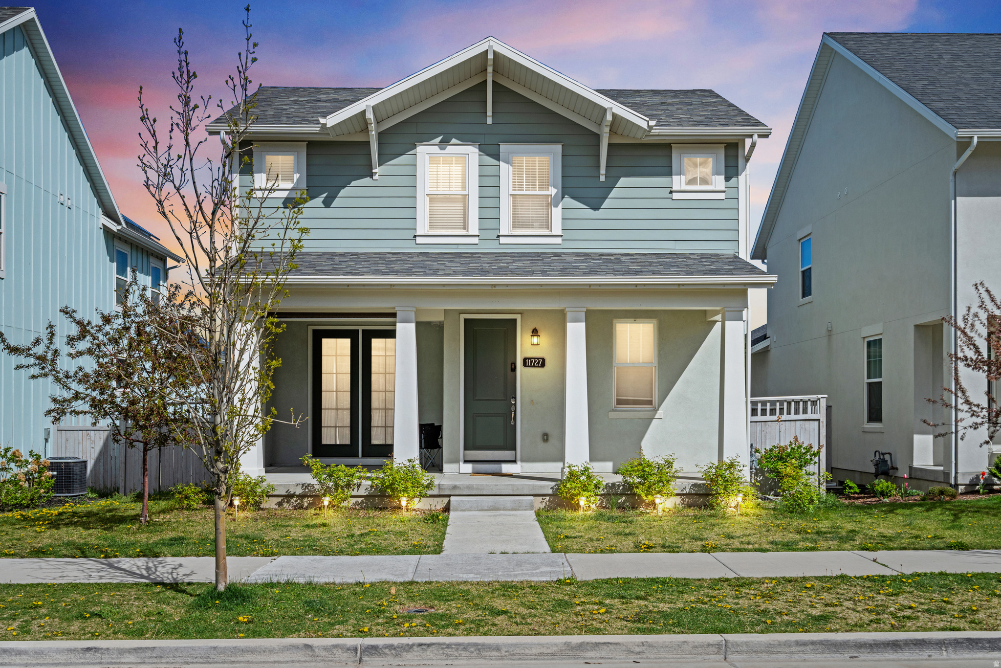 Welcome to this beautiful home located in the highly desirable South Jordan community. Built in 2020, this spacious property offers over 3,300 sq ft of living space, providing plenty of room for comfortable living and entertaining. The open-concept main floor features large windows that fill the home with natural light, a modern kitchen with a large island, ample cabinetry, and seamless flow into the dining and living areas.  Situated in a growing and sought-after South Jordan neighborhood, this home offers easy access to parks, schools, shopping, and dining. Don't miss the opportunity to own a newer home in a fantastic location-schedule your private showing today!