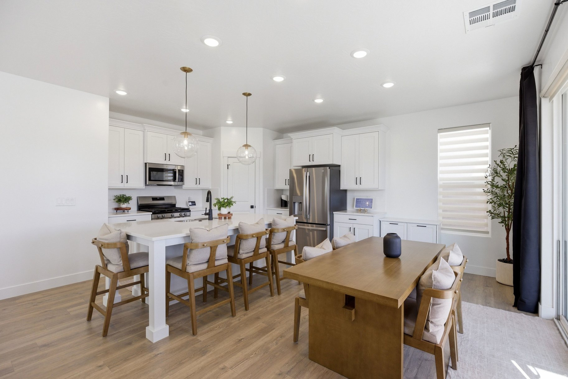 Why wait months and spend thousands on upgrades when it's already done for you? This Single Family home in the Preserve at Alaia delivers the full new construction experience-without the extra costs, delays, or decisions. Offering 4 bedrooms and 2.5 bathrooms, this floor plan is no longer being built as a 4-bedroom, making it a standout opportunity. Inside, you'll find upgraded light fixtures, ceiling fans, and window shades already in place-saving you both time and money from day one. The backyard is fully finished with low-maintenance turf, and gates on both sides of the home provide added access and functionality-features that typically come after closing at a significant expense. Everything is complete, move-in ready, and designed for convenience-so you can skip the work and start enjoying your home immediately.