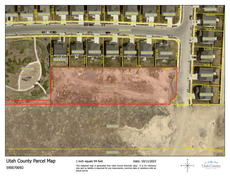 Excellent opportunity for a  subdivision with 7 individual single family lots.  This is the kind of affordable housing we love to see!  Individual lots, moderately sized homes with their own yard!  Development borders finished park space!  Zone change to RC Residential has been approved and concept plan has been approved.  Just a few final steps and it's ready for improvements.  Property is accessible by city street (Poplar Drive) and backs up to existing homes.