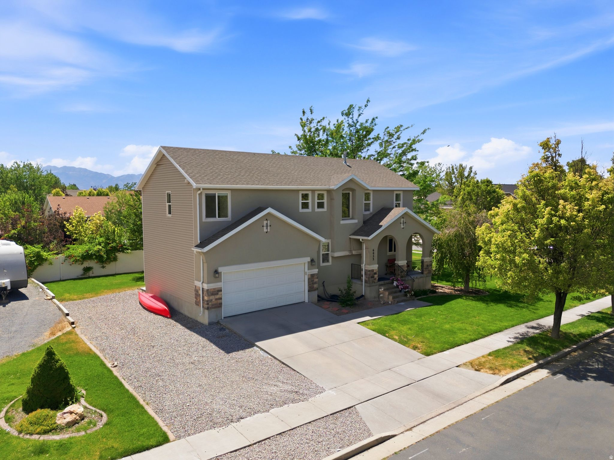 Welcome to this beautiful 3-bedroom, 2.5-bath home tucked away in a quiet cul-de-sac in the heart of Stansbury Park. One of the home's standout features is the fully paid-off solar system at closing, allowing the new owners to enjoy incredibly low electricity costs from day one-a valuable savings that keeps giving year after year. Newer HVAC, water heater  and central air.  This home offers comfortable living today with exciting opportunities for tomorrow- the unfinished basement provides the perfect blank canvas to add additional bedroom, a family room, home gym, theater, or whatever fits your lifestyle. Situated on a generous lot, there's plenty of room to entertain, garden, play, or simply relax and enjoy the outdoors. Located just minutes from the lake, parks, schools, and neighborhood amenities, you'll enjoy the perfect balance of peaceful cul-de-sac living with convenient access to everything the community has to offer. Whether you're searching for your first home, your forever home, or a property with room to grow, this one checks all the boxes. Schedule your private showing today!