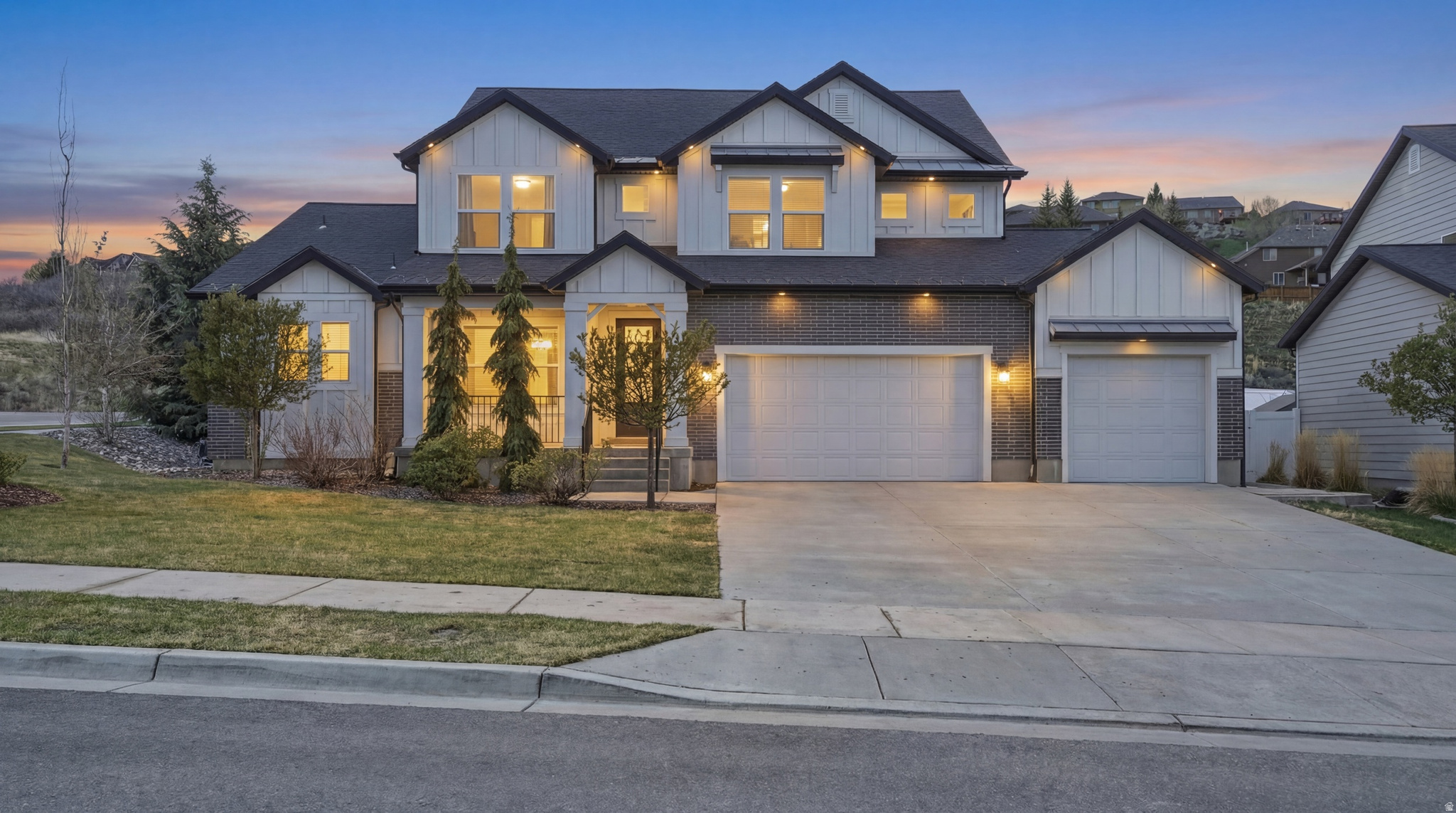 Located on the east side of the Draper bench, this home was the model home for this community, and it shows! With a separate entrance, basement, 2 kitchens, and a fully fenced yard with brand new grass, this home is an absolute turnkey-ready gem. Experience the best of Utah's outdoors with expansive parks, numerous trailheads, and majestic mountains just steps from your front door, and shopping at Traverse outlets 15 mins from home. Whether you want to rent it out as a second home or supplement your mortgage with renters in the basement, this home can be sold with or without the furniture included, and it's ready for you!