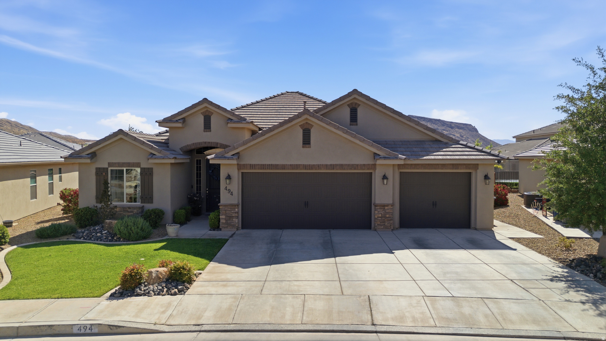Beautifully maintained spacious 4 bedroom, 2 bath home in the heart of Washington County. This home features an open concept that is perfect for everyday living and entertaining. Every detail reflects pride of ownership, this home has been meticulously taken care of and is move in ready. Large master suite with his and hers closets! Enjoy the convenience of being within walking distance to Sunrise Valley Park and the Virgin River trail. And just a few short miles to Sand Hollow. Ideal for outdoor fun. Located in a family friendly neighborhood, this home offers the perfect combination of comfort, lifestyle, and location. Don't miss the opportunity to make it yours! All information provided as a courtesy. Buyer and Buyers agent advised to verify all information.