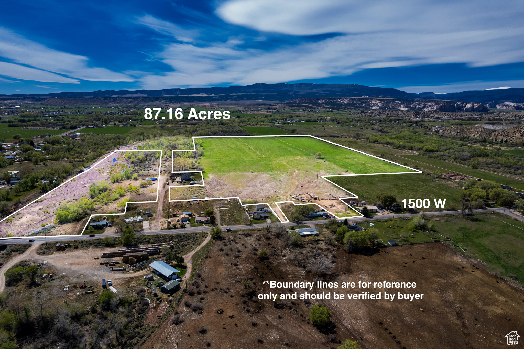 So many possibilities with this BEAUTIFUL property close to town. Build your dream house/farm or plan a subdivision!! Multiple points of access and frontage. Water Shares available! Negotiable with offer. Currently on Green Belt. Buyer responsible for any roll back taxes. Buyer to verify all info. Land is currently leased, if walking the property please notify agent in advance.