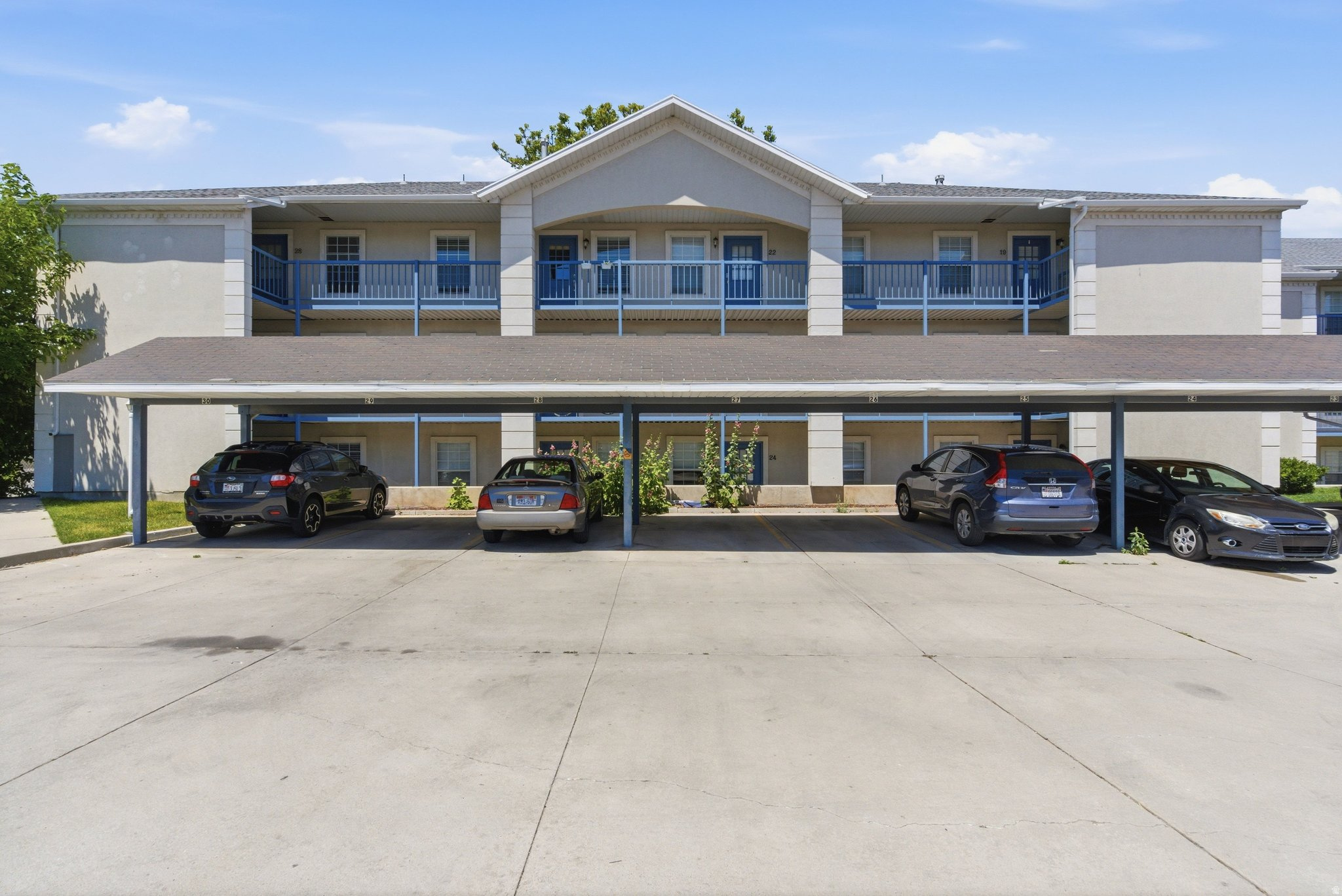 Prime end unit in the heart of Provo, close to BYU and the Provo Rec Center with easy access to restaurants, shopping, and the freeway. This 2 bed/1 bath unit's location has great natural light with extra windows and full growth trees outside. Included are the recently replaced dishwasher, refrigerator and water heater as well as the in-unit washer/dryer. The seller is offering a 1 year home warranty. There is one designated covered off-street parking stall. The location and condition of the condo make it ideal for either a rental investment or for personal use. Current rental contract ends in August 2027. The residents need 24 hours advance notice for all showings. - contact the listing agent to request a showing. Square footage is provided by County Records and Buyer is advised to obtain an independent measurement.
