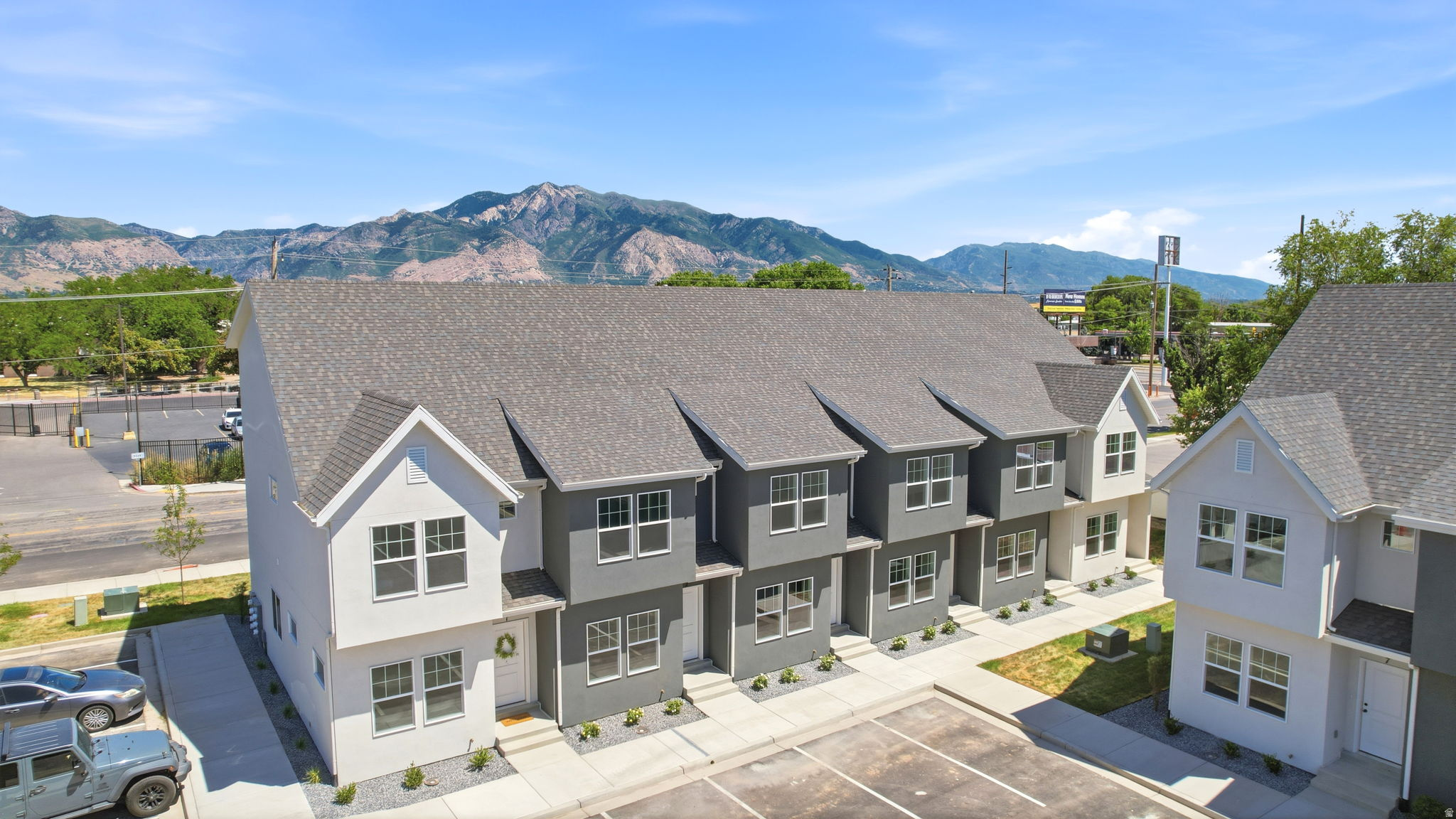 BRAND-NEW Marriott-Slaterville townhomes, offering modern, low-maintenance living with quick access to I-15, Weber County Fairgrounds, shopping, dining, and downtown Ogden amenities.  Inside, these new builds feature a bright open-concept main level, large windows, and a clean neutral design throughout. The kitchen offers stainless steel appliances, a center island, and a functional layout that opens to the dining and living areas. Upstairs, enjoy comfortable bedrooms, mountain views, modern bathrooms, and a double vanity bath with clean, timeless finishes.  An accessible crawl space provides additional storage, adding even more convenience. Enjoy the benefits of new construction in a commuter-friendly location and just 10 minutes to Historic 25th Street, The Junction, Riverbend Ogden, local events, parks, trails, and year-round outdoor recreation. Buyer assistance programs and lender incentives available for qualified buyers.   Square footage figures are provided as a courtesy estimate only and were obtained from Building Plans.  Buyer is advised to obtain an independent measurement.