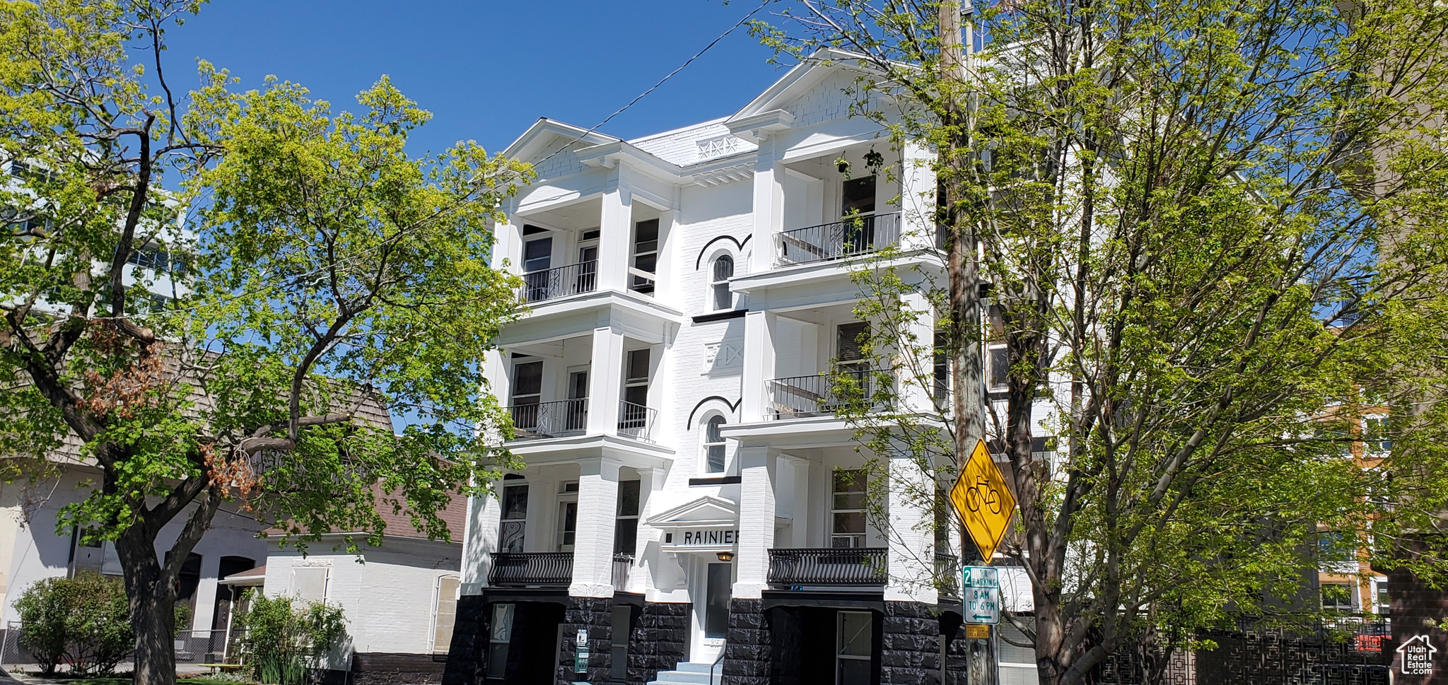 Renovated studs out to 2008 Code.  Electrical and plumbing.  New Parking lot in 2020,  Parking and Driveway gated in 2024.  1900's charm with 21 century updated kitchens and baths.  Bright color schemes with72" windows, hardwood floor and tile throughout.