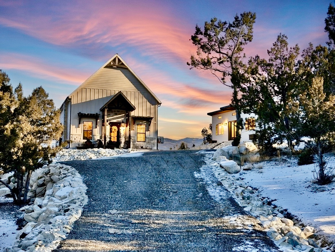Charming Spring City Home on 14.5 Private Acres with Unmatched Mountain & Wildlife Views. This enchanting custom-built home offers the perfect blend of privacy, charm, and convenience surrounded by majestic horseshoe and skyline mountains. This property provides a serene escape with wildlife at your doorstep-from graceful deer and soaring eagles to geese and ducks on picturesque ponds. Step inside this cottage-inspired home and be greeted by high ceilings, large windows, and a warm pellet stove that invites cozy evenings. Every corner of the home exudes character and charm, making it a welcoming retreat for both everyday living and entertaining. The property also includes a large 500 sqft storage building, perfect for hobbies, toys, or additional workspace. Enjoy complete privacy, with the nearest neighbors over 15 acres away, yet you have quick access to the main road connecting Ephraim, Manti, and Mount Pleasant. Access is year-round, and the landscape is dotted with evergreen juniper trees, enhancing the natural beauty and seclusion of this remarkable property. Experience the unique lifestyle of Spring City, an historic pioneer town celebrated for its preserved architecture, quaint shops, and a tight-knit community that treasures local arts, culture, and slow-paced living. Wander the charming streets, explore local galleries, and enjoy the small-town ambiance. This is a rare, once-in-a-lifetime opportunity to own a property like this. There is truly nothing else in all of Sanpete County that can compare to this location, views, and level of privacy. For those seeking a peaceful retreat with room to roam, unmatched scenery, and the charm of historic Spring City, this home is simply unparalleled.