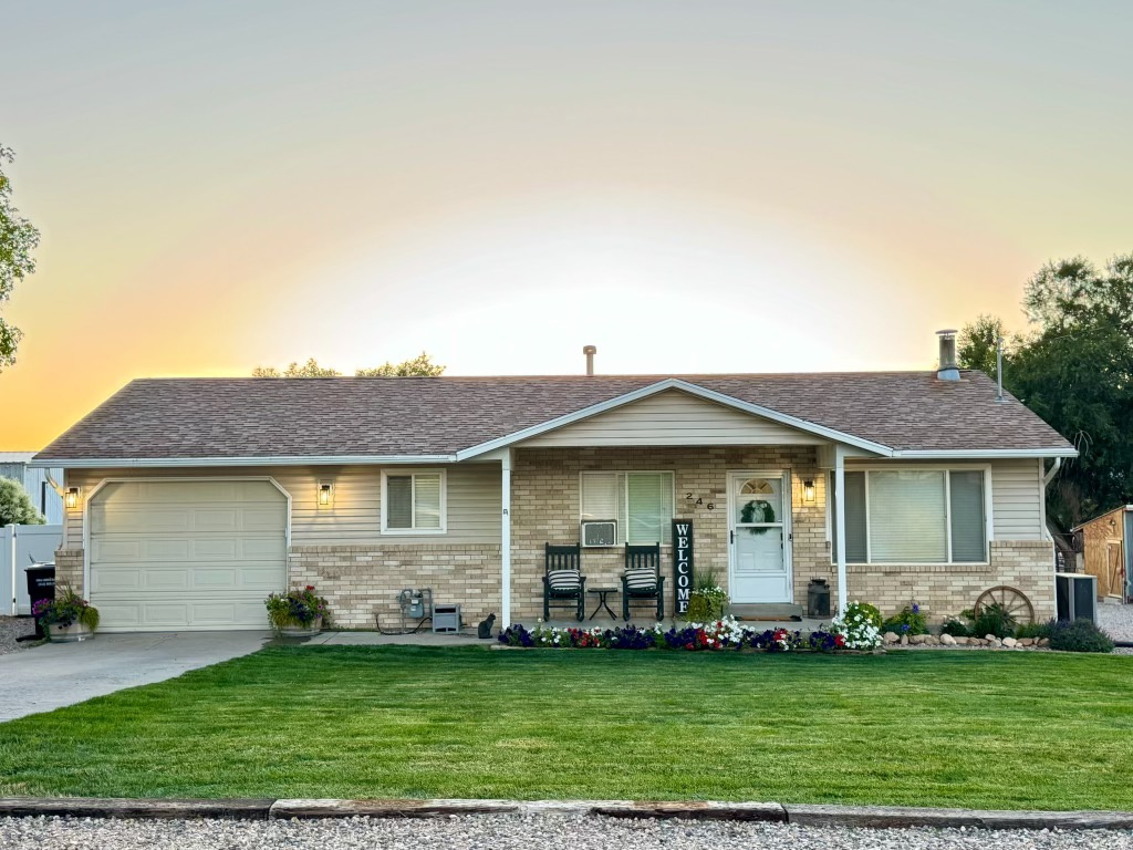 PRICE REDUCED! Charming country living on this spacious half acre horse property lot.  This beautiful updated 2- bedroom, 1-bath home offers the perfect blend of comfort and style. Step inside to find a fully remodeled interior featuring modern finishes, a bright and inviting layout, and thoughtful updates throughout. Outside you'll fall involve with the fully landscaped private backyard, plenty of room for animals, gardening or simply enjoying peaceful county living.  Whether you're looking for your first home, downsizing, or wanting space for animals this is a rare find!