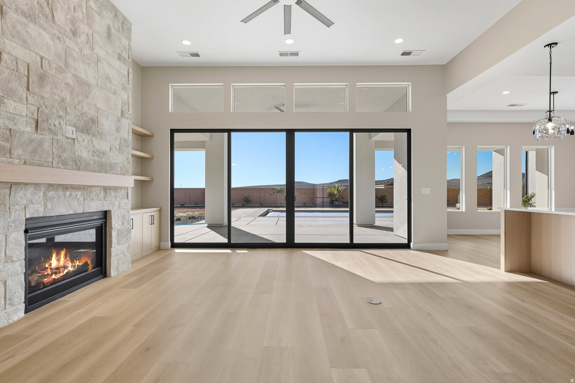 Designed with both purpose and polish in mind, this home offers a very rare blend of flexibility and thoughtful design. The oversized 55' x 18' RV garage features 14' tall doors & plenty of room for recreational vehicles, toys, & gear, plus a bonus loft space that can adapt as a workout area, lounge, pool room, or additional storage. Tucked behind the RV garage, the detached casita adds another layer of functionality-ideal for visitors, income producing rental, or independent living space. Throughout the home, you'll find carefully selected finishes & quality craftsmanship that elevate every room. Conveniently located just 5 minutes from SR-7, 7 minutes from Lin's Grocery Store, and under 15 minutes to Sand Hollow, this property offers easy access without sacrificing a sense of calm Description: Designed with purpose and polish in mind, this home offers a rare blend of flexibility and thoughtful design. The centerpiece is an oversized 55' x 18' RV garage with 14' tall doors, giving you ample space for recreational vehicles, toys, and gear, plus a bonus loft that can adapt as a workout area, lounge, pool room, or extra storage. Tucked behind the RV garage, a detached casita adds another layer of functionality-ideal for visitors, a rental, or independent living space. Throughout the home, carefully selected finishes and quality craftsmanship elevate every room, creating spaces that feel both luxurious and livable. Enjoy easy access without sacrificing a sense of calm. Location highlights: - Just 5 minutes from SR-7 for quick commuting - Only 7 minutes from Lin's Grocery Store for everyday convenience - Under 15 minutes to Sand Hollow, offering recreational options while keeping a peaceful, residential atmosphere Why you'll love it: - A highly flexible layout that adapts to your lifestyle, from RV enthusiasts to multigenerational living - A private casita that expands your hosting and income possibilities - Thoughtful finishes and craftsmanship that elevate daily living Schedule your tour today to experience this rare combination of practical space and refined detail.