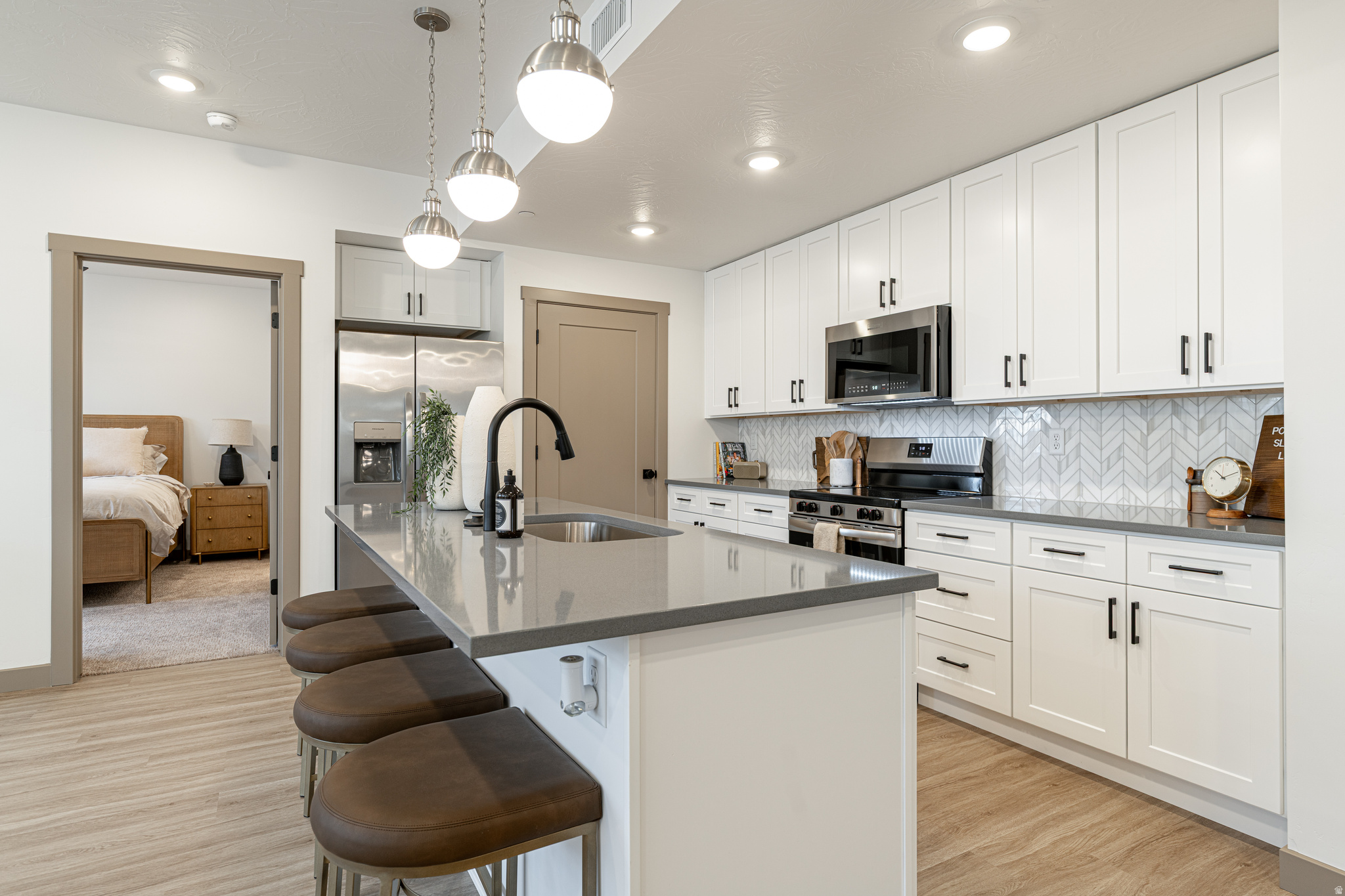 Turn-key and fully furnished, this 3-bedroom, 3-bathroom vacation condo at Terra is offered with the furniture package included, making it truly move-in or rental ready once furnished. With its contemporary design and open layout, this inviting space offers the perfect mix of comfort and style, making it the ideal base for your Southern Utah adventures. Whether you're relaxing inside or enjoying the resort's pool, lazy river, and pickleball courts, Terra offers everything you need for a memorable stay. Located near Zion National Park, Sand Hollow, and Quail Creek, this vacation condo is your gateway to the natural beauty of the region. Photos are of a similar unit.
