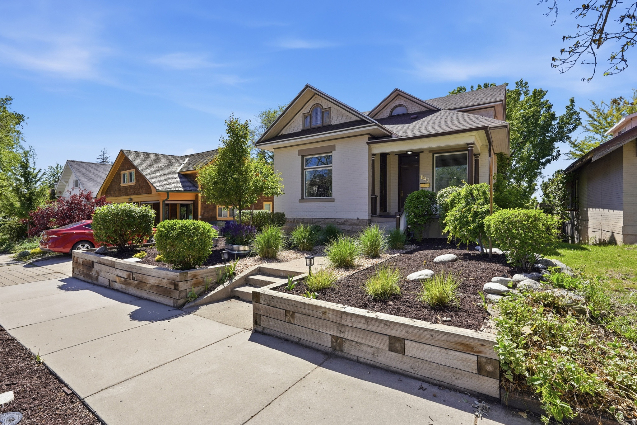 Discover the perfect blend of modern convenience and historic charm in one of Salt Lake City's most coveted locations. This stunning 2-story home offers a rare opportunity to live minutes from downtown and just a short walk to the University of Utah stadium and campus, TRAX station, Rowland Hall, McGillis School, East High and Judge Memorial Catholic High School. The interior features a thoughtfully updated kitchen with a butler's pantry and even an additional wet bar downstairs making this home ideal for entertaining. Rare for the area, this property includes a large 2-car garage and an expansive, beautifully landscaped yard in both the front and back, creating a private outdoor retreat. With the vibrant shops, dining, and entertainment of 9th & 9th just a short walk away, this residence offers an unparalleled combination of living space, convenience and a prime location. BRAND NEW HVAC system just installed with a 10 year warranty transferable to the buyers! Square footage figures and all information are provided as a courtesy estimate only. Buyer and/or Buyers agent is advised to obtain an independent measurement and verify all.