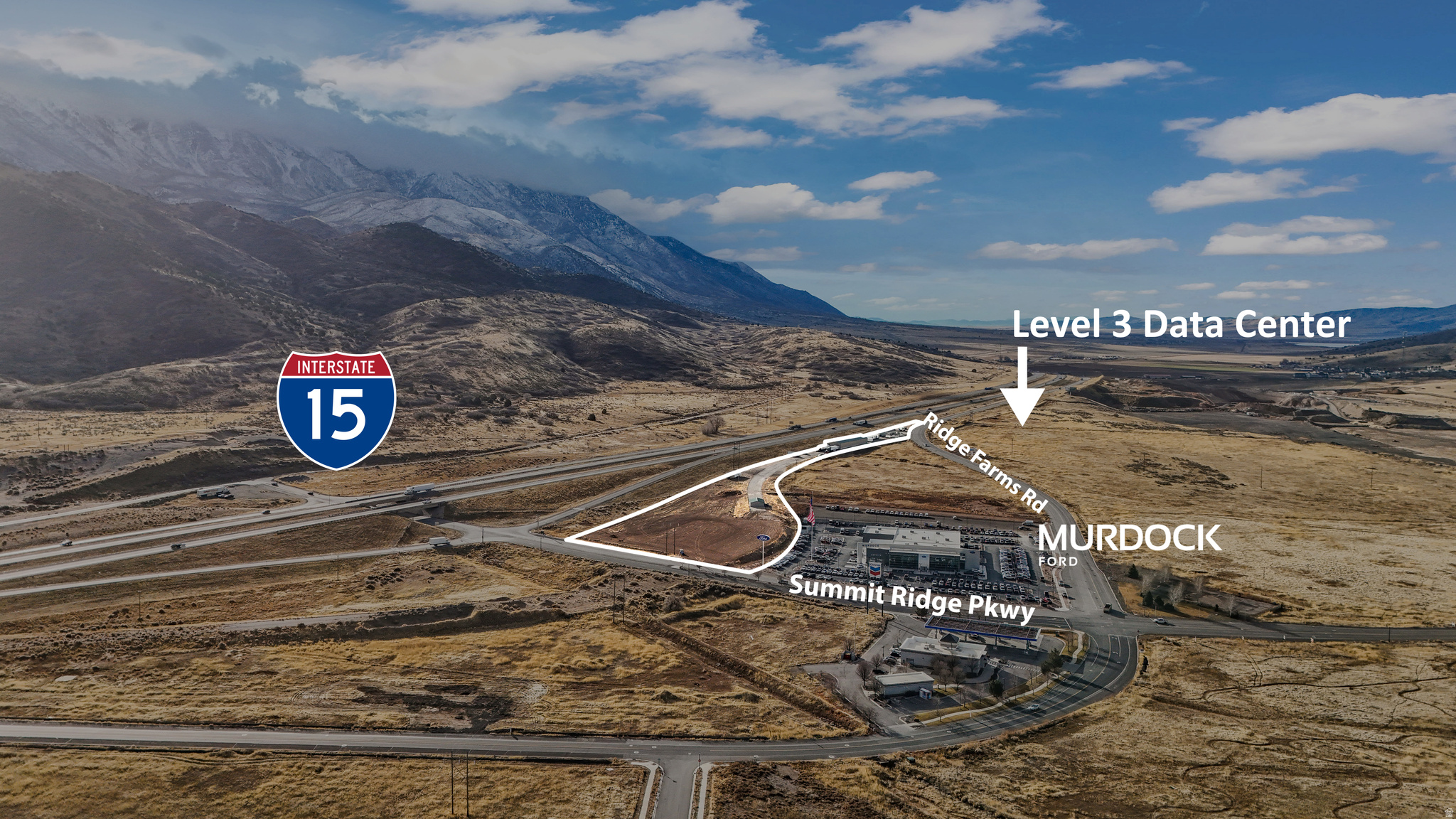 Exceptional opportunity to own approximately 9+ acres of prime commercial land in a rapidly expanding growth corridor. This highly visible property offers strong frontage, convenient access, and excellent development potential for retail, automotive dealership, hospitality, office, and mixed-use projects. The property includes an existing approximately 8,400 square-foot warehouse featuring refrigerated space and loading docks, along with approximately 2,200 square feet of office space, providing immediate functionality for operations, storage, or income potential. A leaseback opportunity may also be available. Strategically located near the planned development of a Level 3 Data Center, the area is expected to benefit from significant infrastructure investment, employment growth, and increased demand for nearby commercial services, enhancing long-term value and visibility. Utilities are accessible, with gas stubbed nearby, supporting future expansion or redevelopment. Surrounded by ongoing residential and commercial development and offering strong traffic exposure with access to major transportation routes, this site presents a compelling opportunity for investors, developers, and owner-users. Buyer to verify zoning, utilities, access, square footage, and development requirements.