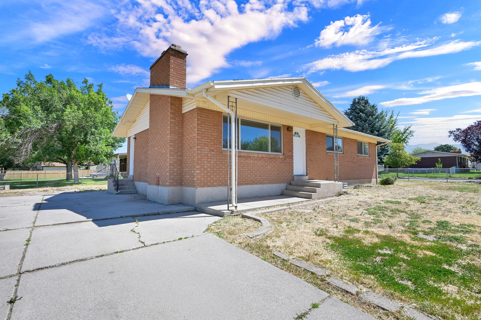 Welcome home to this charming rambler in the heart of Clinton! Ready for new homeowners, this inviting property offers the perfect opportunity to add your personal style and create the home you've been dreaming of. Featuring new vinyl windows, fresh neutral paint throughout, and brand-new carpet, much of the work has already been done for you. The unfinished basement offers exciting potential, including space to add a third bathroom and customize additional living areas to fit your needs. Outside, the fully fenced backyard is ready to be transformed into your own private oasis-perfect for entertaining, gardening, relaxing, or creating one of the neighborhood's standout outdoor spaces. Conveniently located near shopping, dining, parks, and commuter routes, this home combines comfort, potential, and value. Easy to show and easy to love, this property is being sold as-is and is ready for its next chapter.