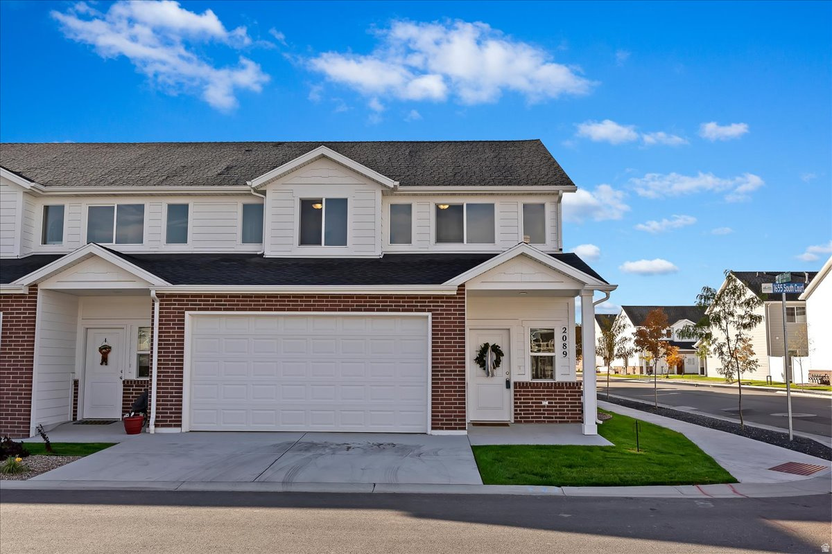 Sellers will contribute $15K towards buyers closing costs! All appliances you see in model home are included, including the refrigerator. Builder will provide a 1 year home warranty. This beautiful, brand END unit is fully upgraded and move In ready. The layout of these units are awesome! They are very open and spacious and the layout and design have been very thought through. Some of the great features include an oversized master bedroom with walk-in closet, both full bathrooms have a large vanity with double sinks, and an open and spacious dining room, living room and kitchen with a walk-in pantry. There is a playground, basketball and pickleball court, and grass area for pets. Photos are of model home, but the unit available will be the same interior. This community is a short distance from a freeway onramp. School boundaries recently changed. The new schools are: Elementary-West Weber, Jr High- Mountain View, and High school- West Field high