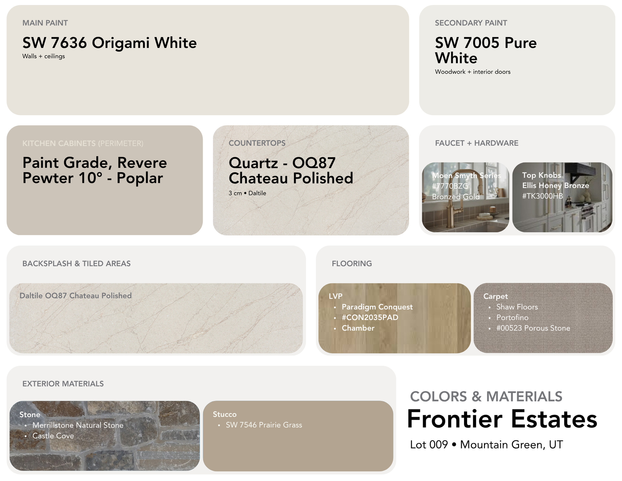 FRONTIER ESTATES - Residential