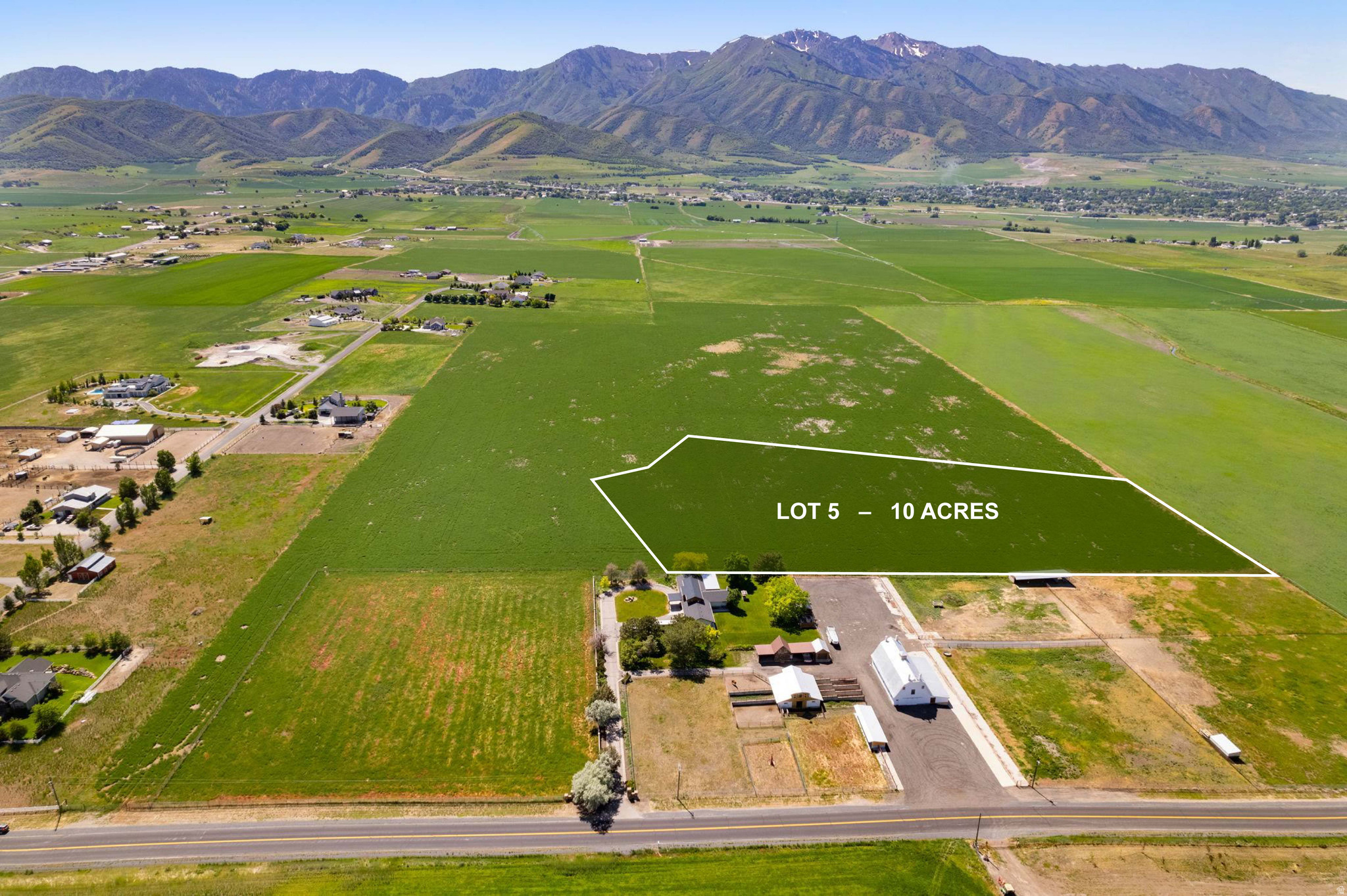 Welcome to Legacy Ranch Estates - an exclusive new equestrian subdivision nestled in the heart of Mt. Sterling. Enjoy unobstructed views of the majestic Wellsville Mountains. Spacious 10 acre flat lot with ample room for your horses. Perfect setting to build your dream ranch. Well permit included. Call Preston or Spencer with any questions.